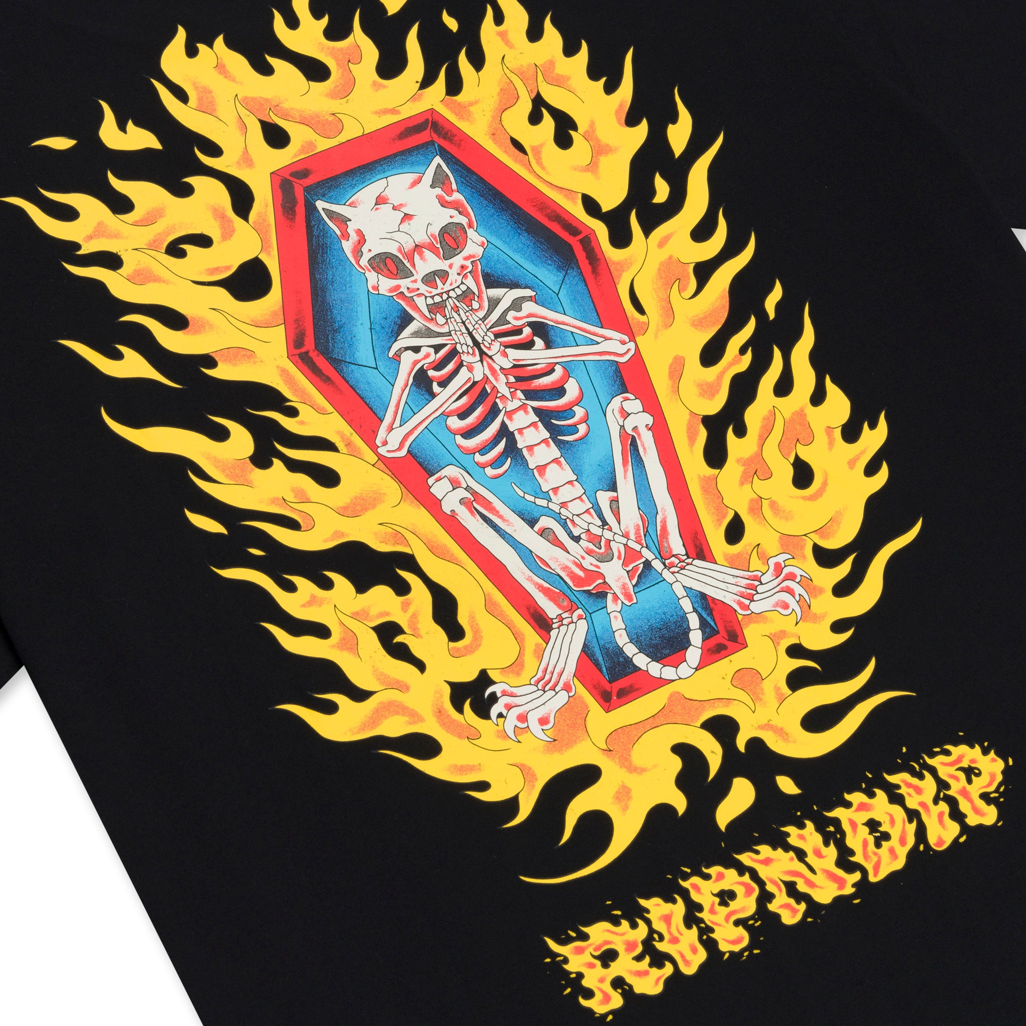  Burn In Heck Tee (Black)、mySite、merchandisen