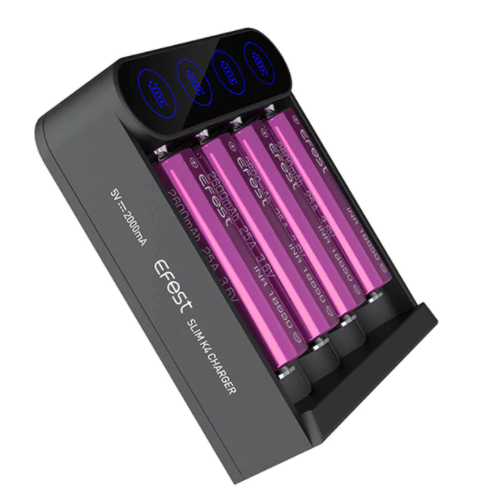 Efest Slim K4 USB-C Charger 4 bay、mySite、zt4zffjzw