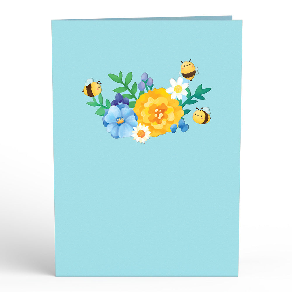 Bee-utiful Flower Patch Pop-Up Card、mySite、solidvoid