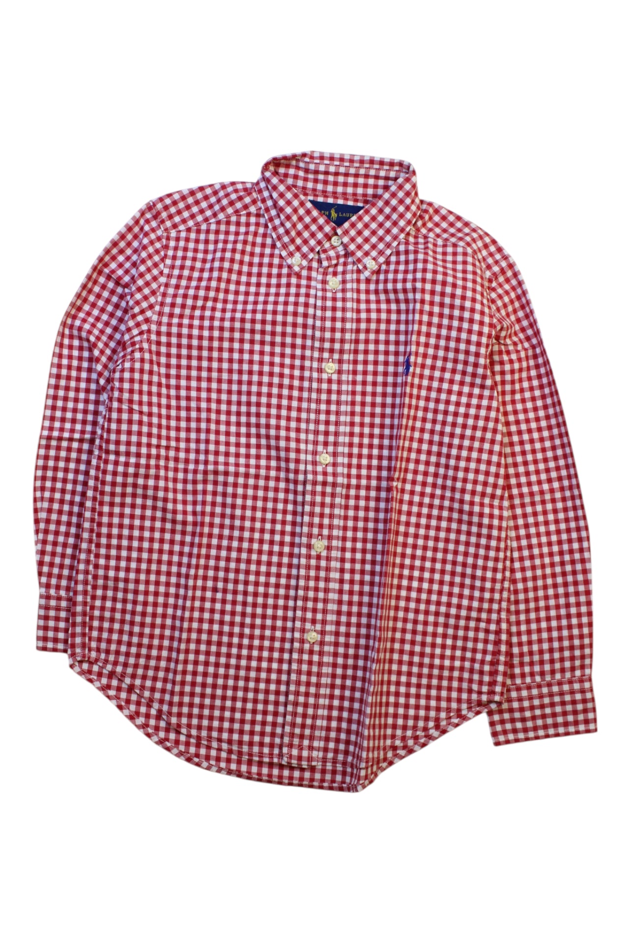 Ralph Lauren Checkered Button-Down Shirt Size 6T、mySite、g9winljtr