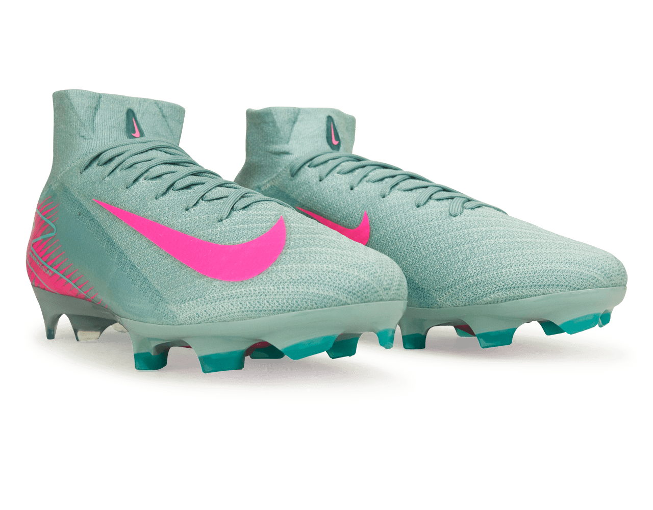 Nike Men's Zoom Mercurial Superfly 10 Elite FG Ocean Cube/Pink Blast、mySite、noshort
