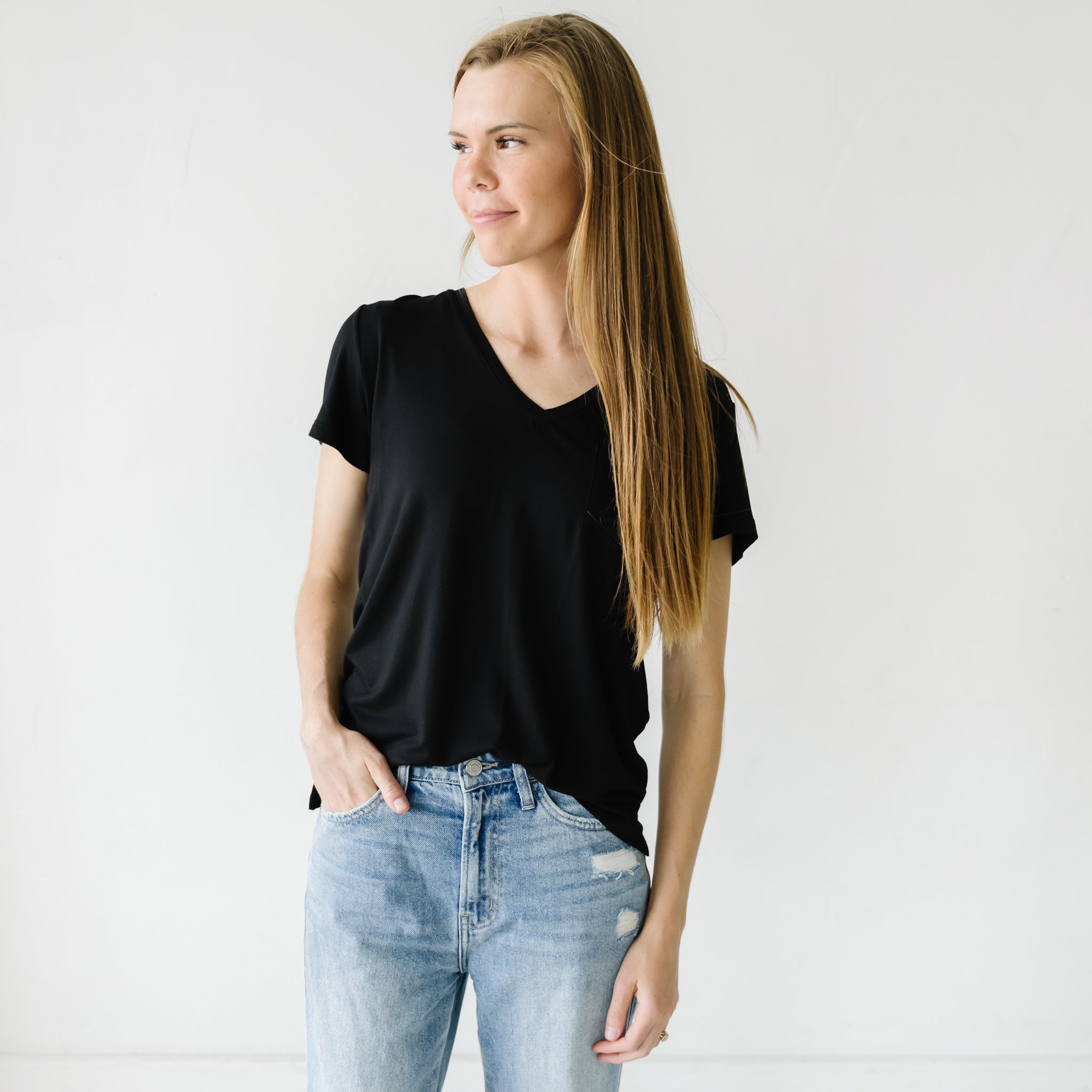  Black Women's Perfect Pocket Tee、mySite、layawaytickets