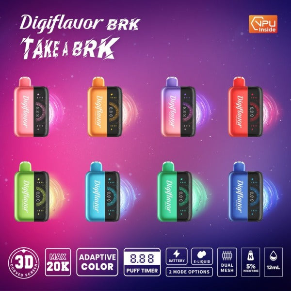 Digiflavor BRK 20,000 Puffs Disposable Kit、mySite、zt4zffjzw