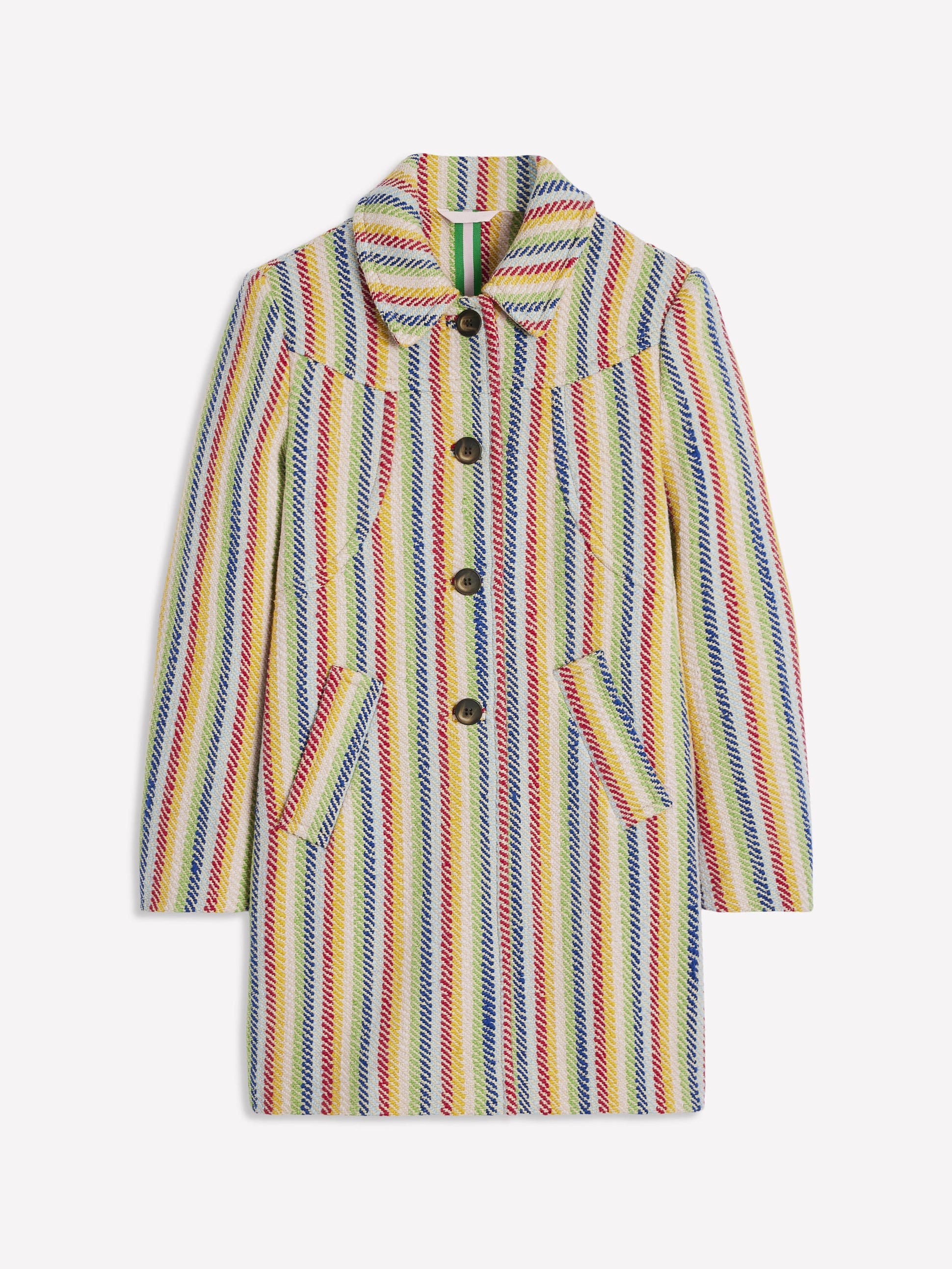  Lincoln Stripe Coat-Rainbow Twill Stripe、mySite、ashleygrahame