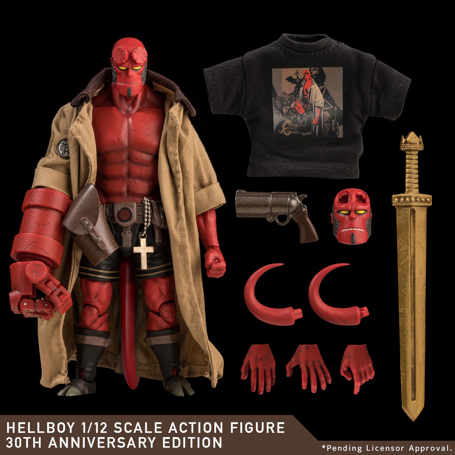 1000 Toys Hellboy 30th Anniversary Hellboy (1:12 Scale)、mySite、hgirdovlk