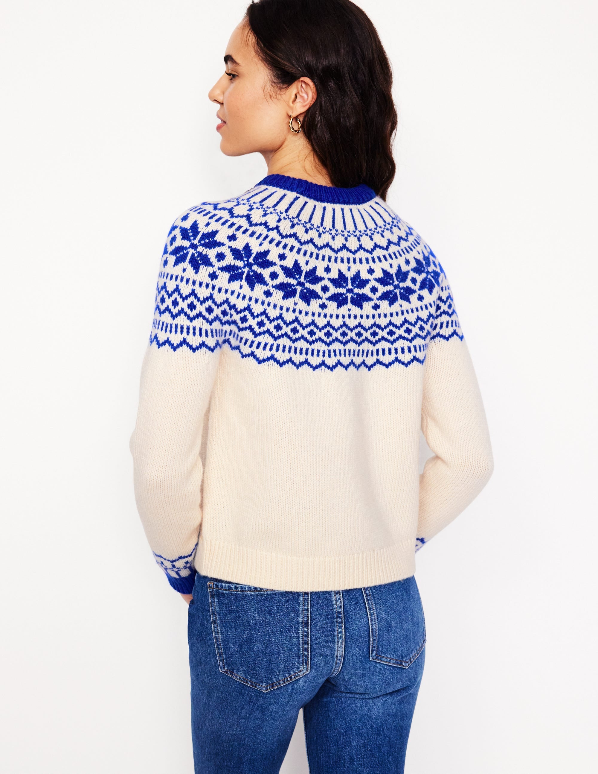  Eleanor Fair Isle Jumper-Warm Ivory、mySite、ashleygrahame