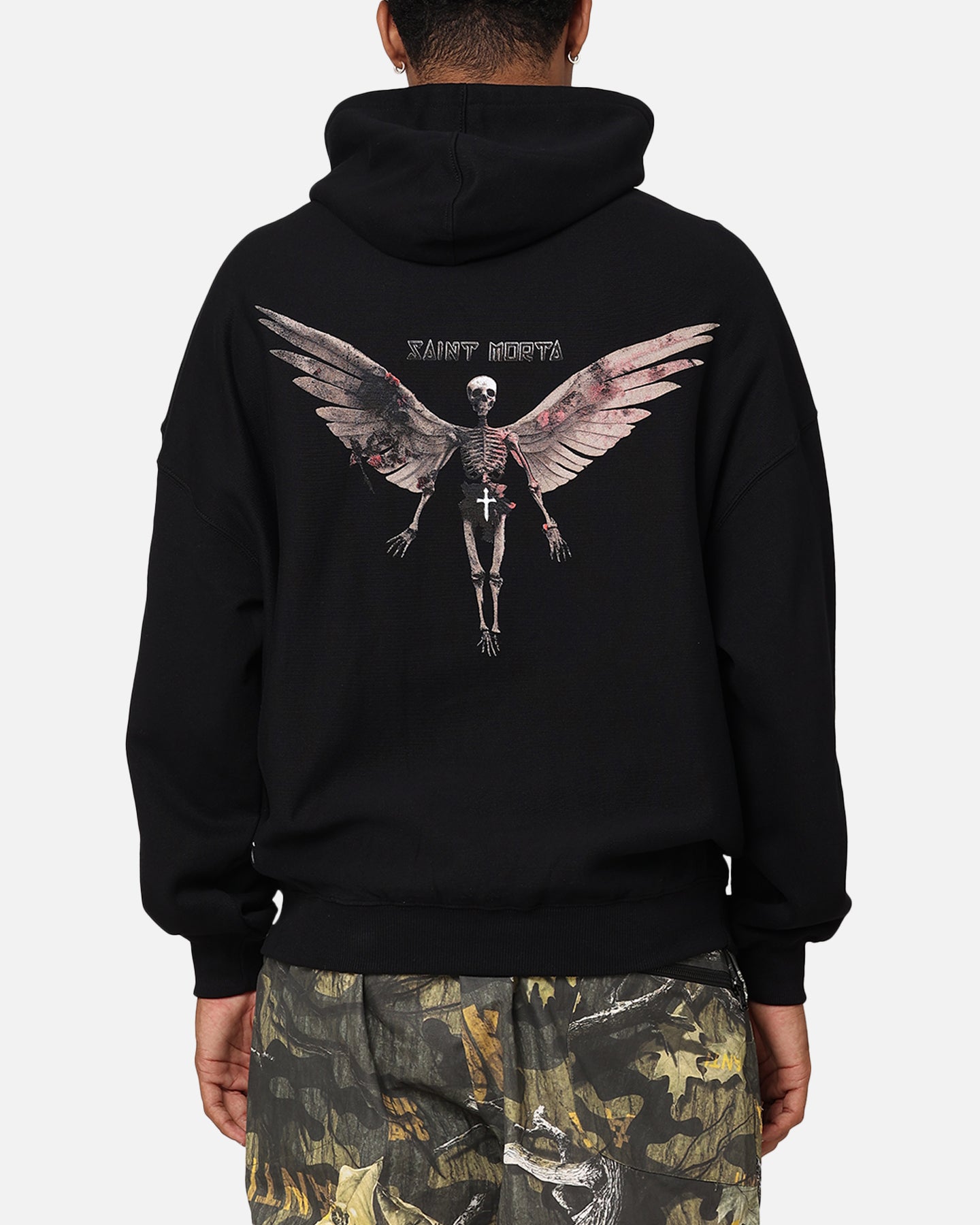 Saint Morta Momento Mori Hoodie Black、mySite、zt4zffjzw