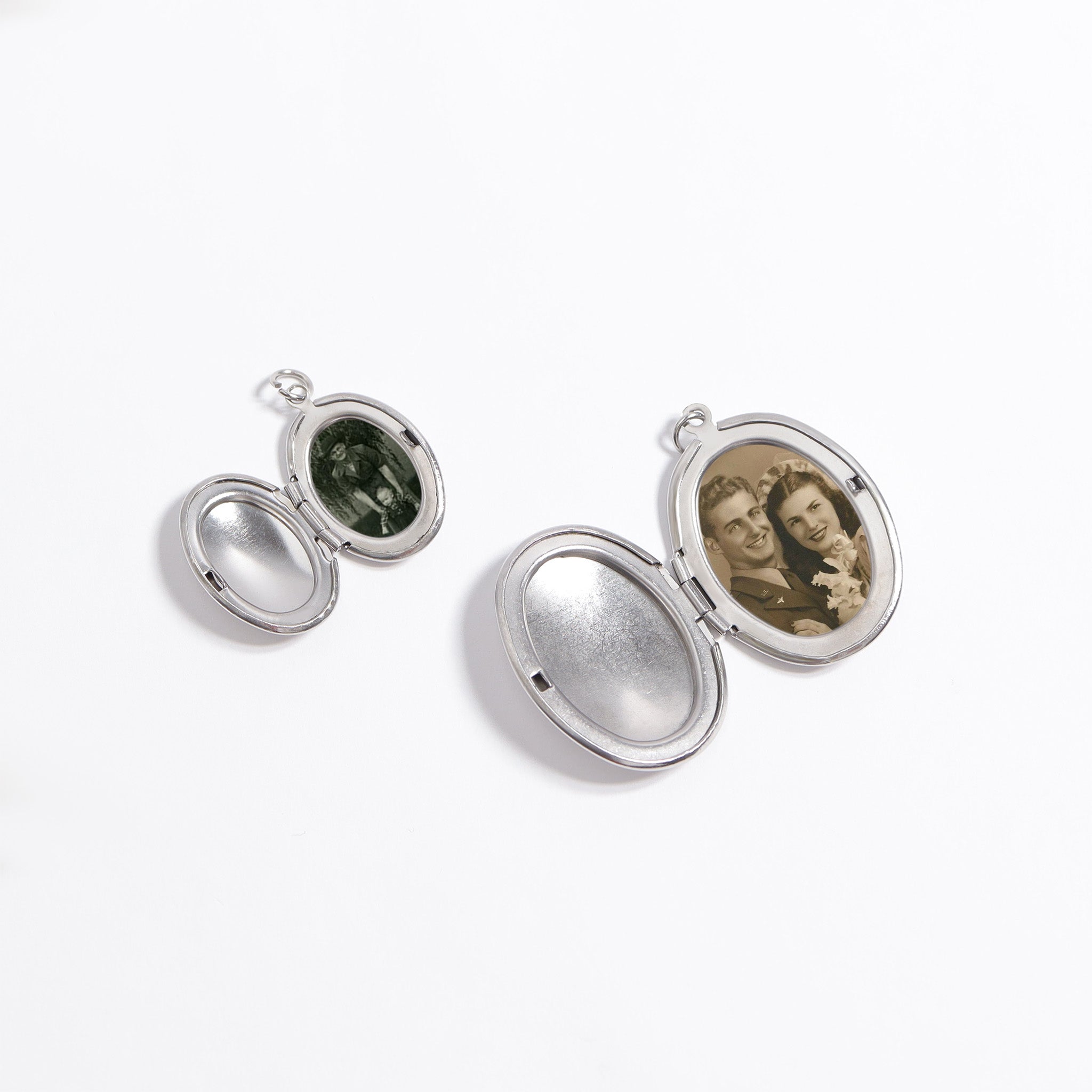 18K Gold PVD Stainless Steel Oval Locket / PDL0243、mySite、dreamappss