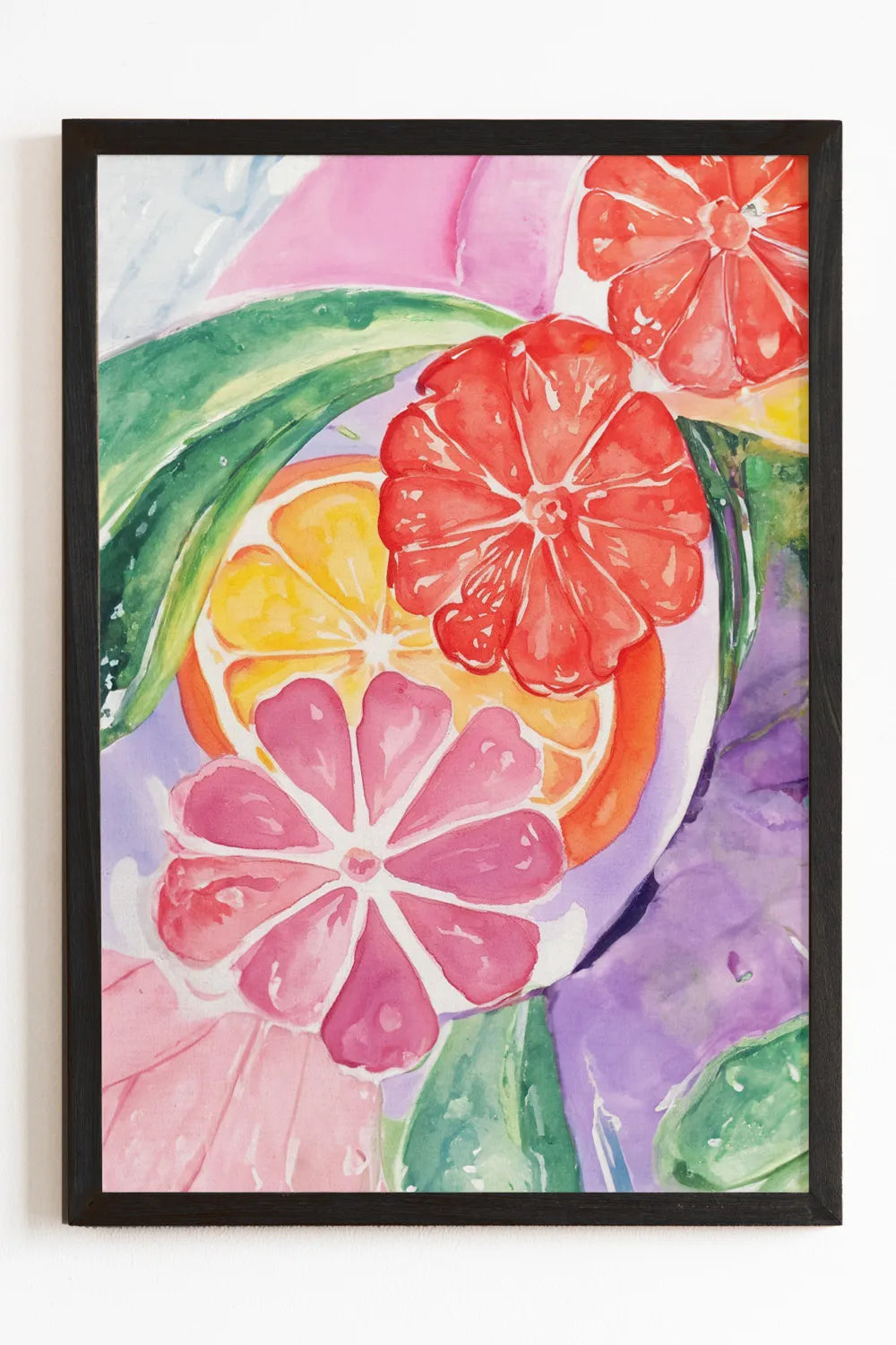Colorful Garden Watercolor Art Print、mySite、gigharbornorthrealestate