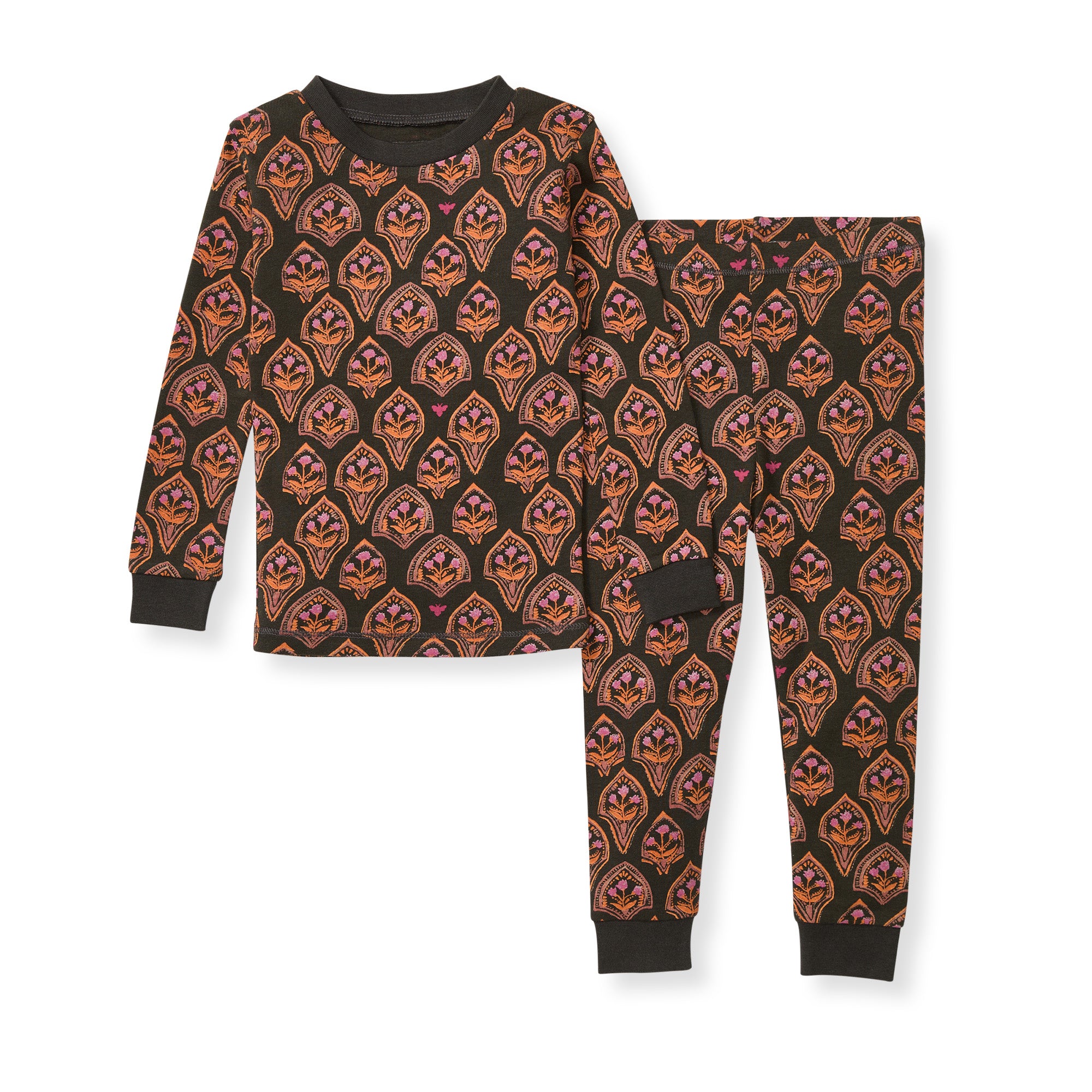 Floral Arches Organic Cotton 2-Piece Pajamas、mySite、g9winljtr