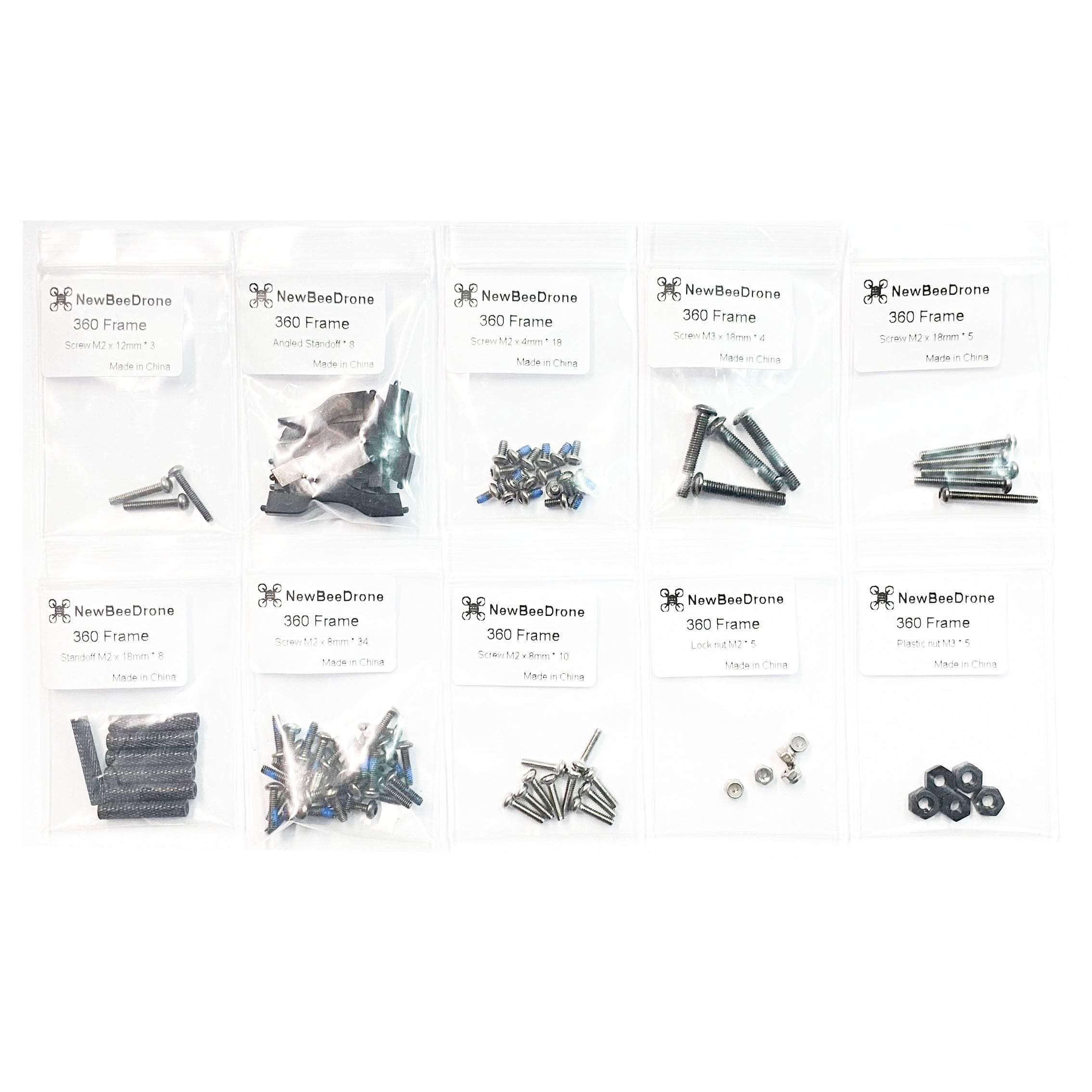  NewBeeDrone Invisi360 Frame Replacement Parts - Bottom Plate, Top Plate, Hardware, Etc.、mySite、merchandisen