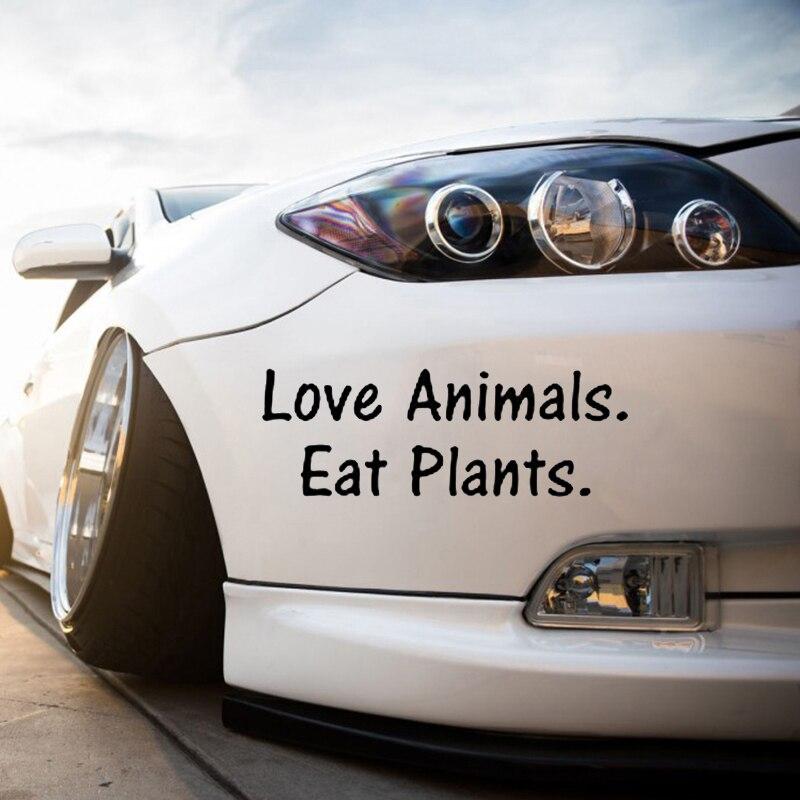 Love Animals Eat Plants 6 Vinyl Sticker, Encourage Compassion Wherever You Are!、mySite、g9winljtr