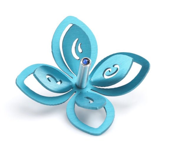 Adi Turquoise Flower Dreidel、mySite、elrpsem3k