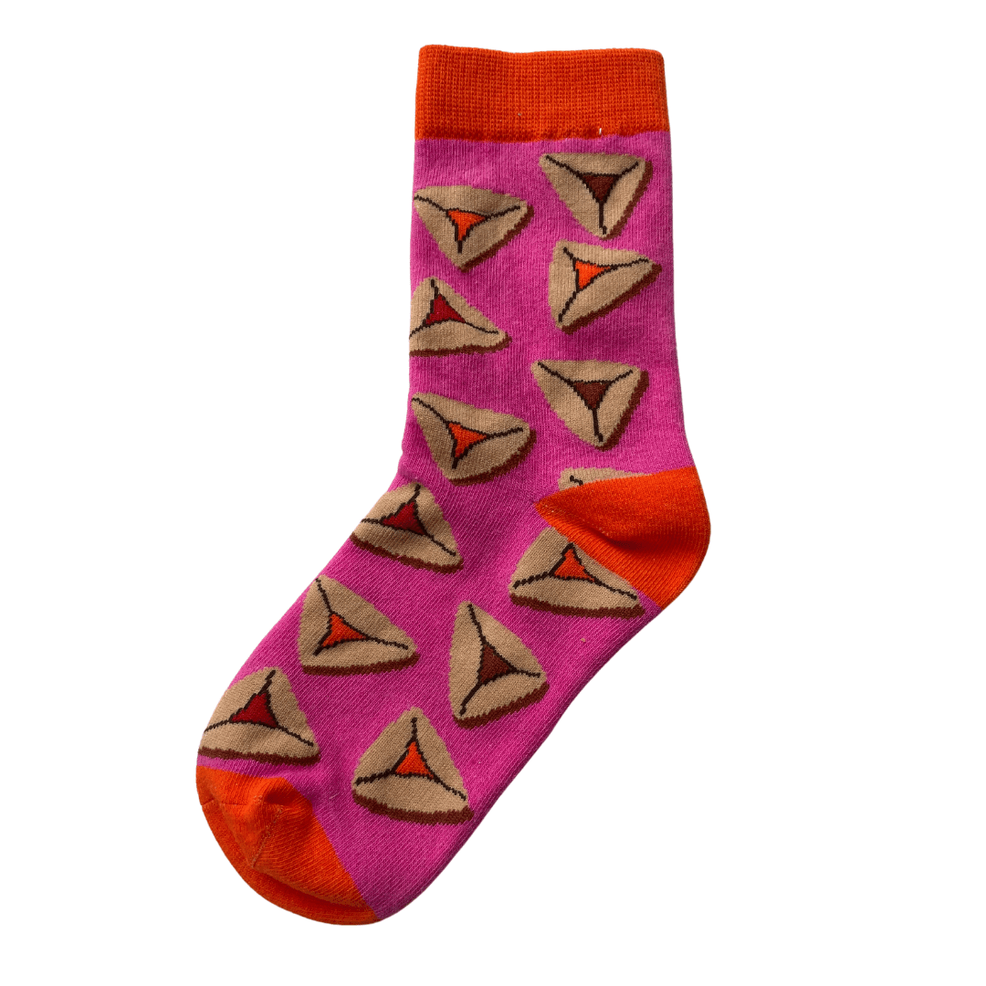 Purim Hamantaschen Socks - Kids、mySite、topwebapps