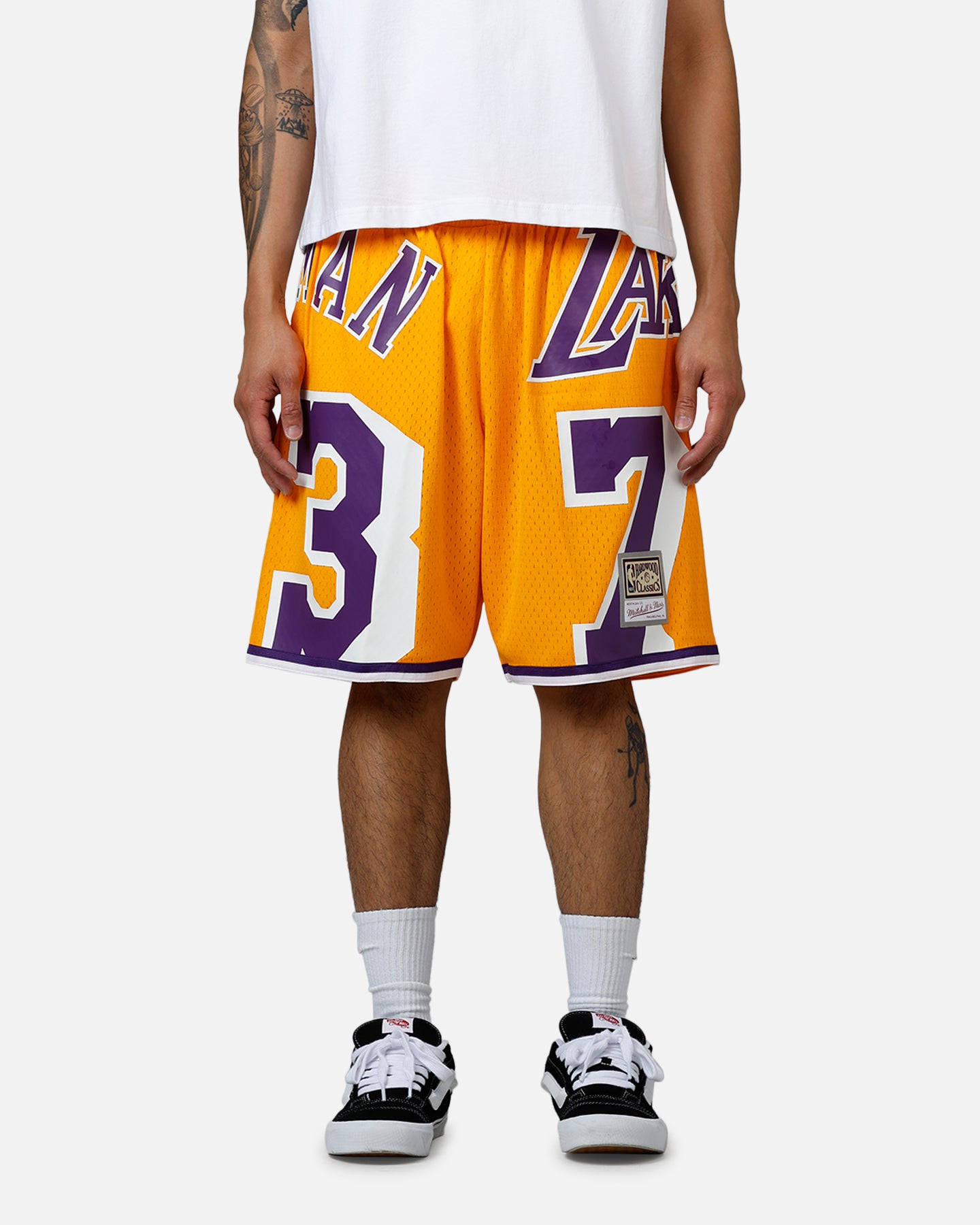 Mitchell & Ness Los Angeles Lakers Dennis Rodman Maxxed Out Shorts Yellow/Purple、mySite、zt4zffjzw