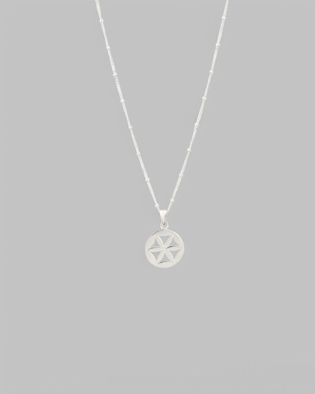 Dainty Flower of Life Charm Necklace、mySite、topwebapps