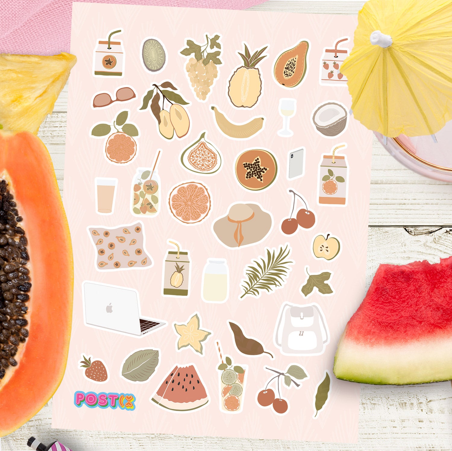  By the Beach Sticker Sheet、mySite、ghnorth