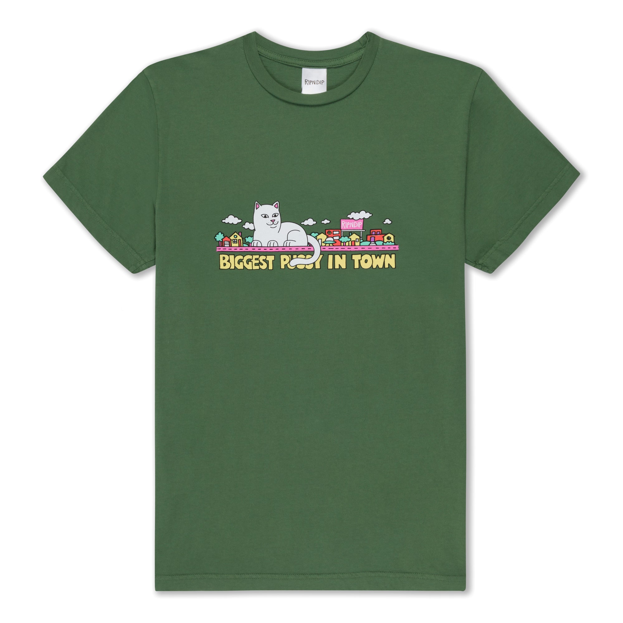  My Neighborhood Tee (Olive)、mySite、merchandisen