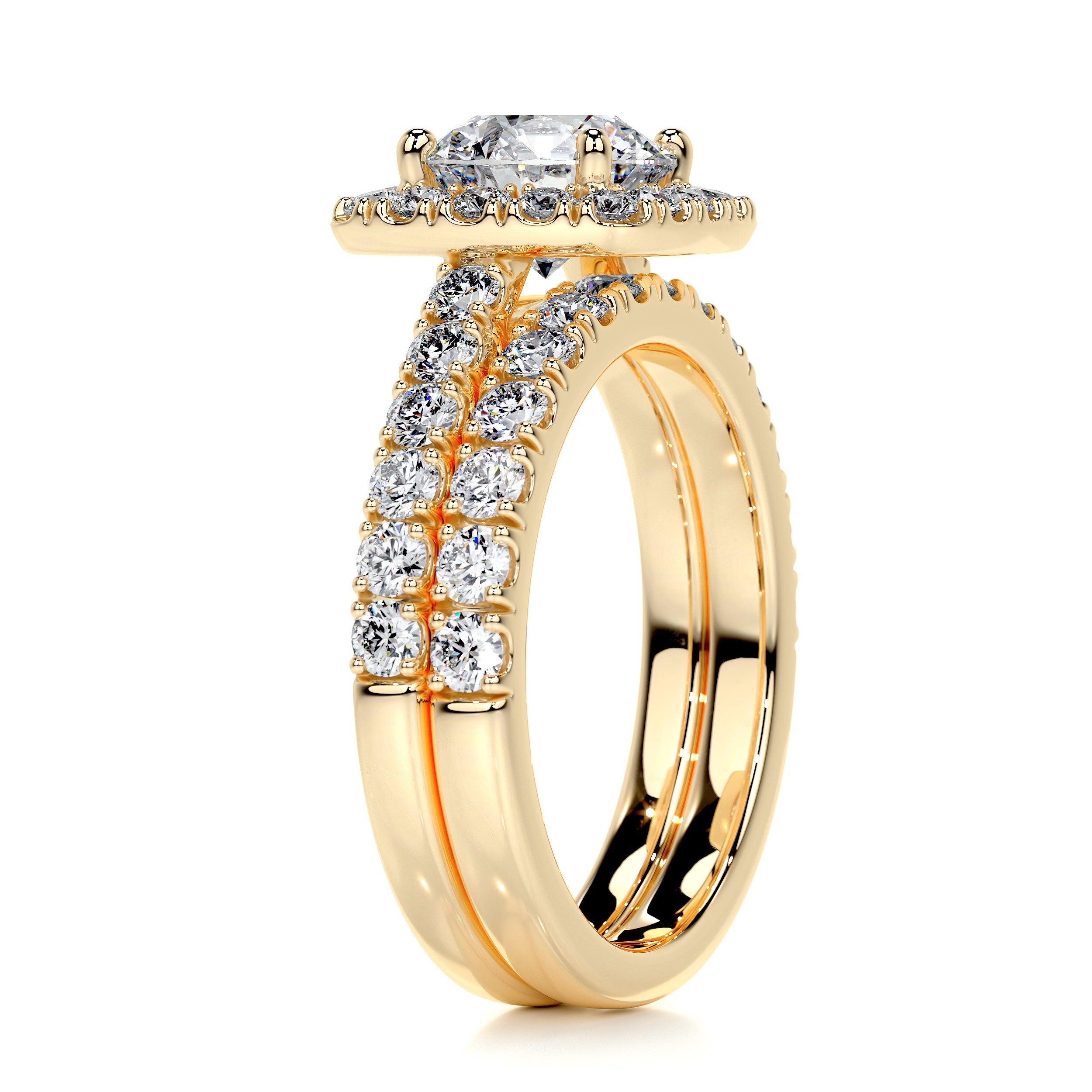 Sienna Diamond Bridal Set -18K Yellow Gold、mySite、hinf8tx79