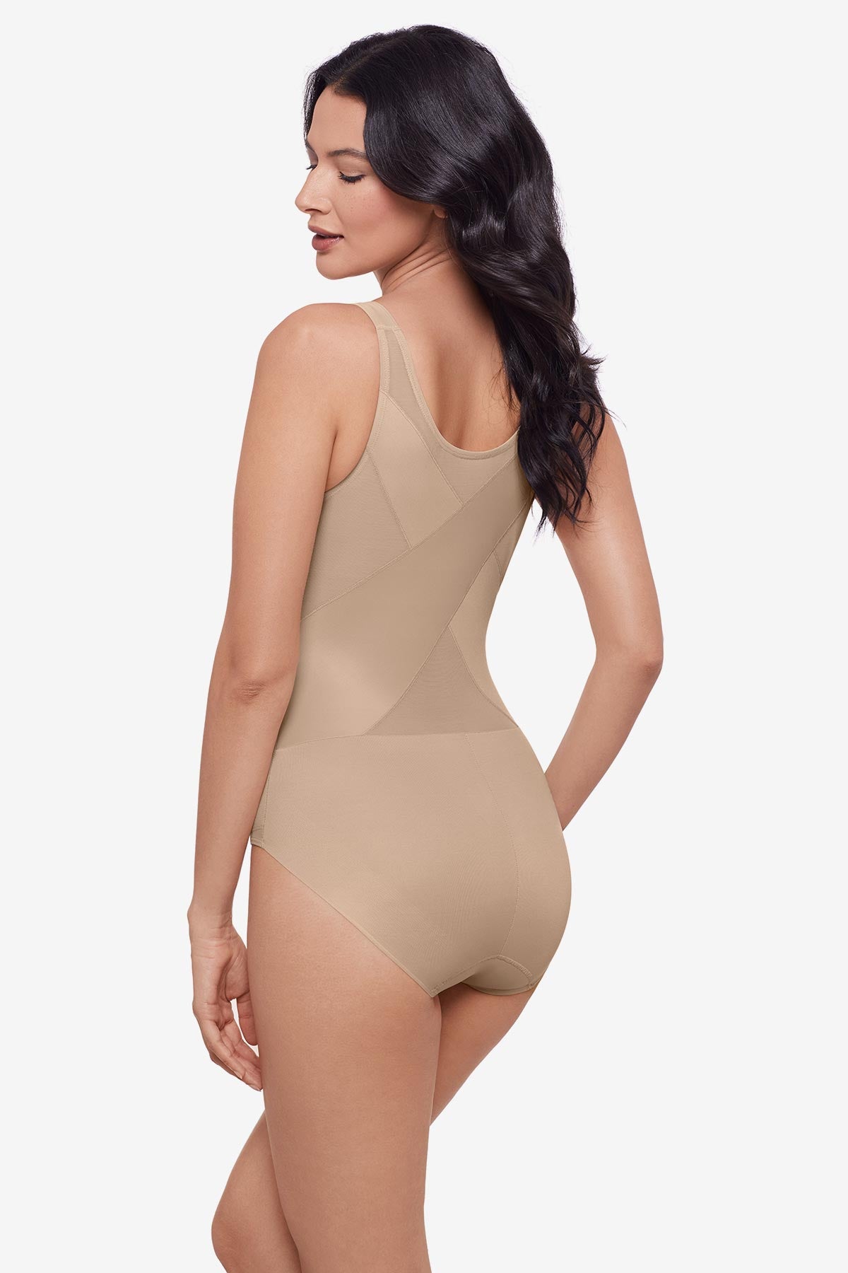  Back Wrap Shaping Bodysuit in Warm Beige、mySite、justintrudeaud