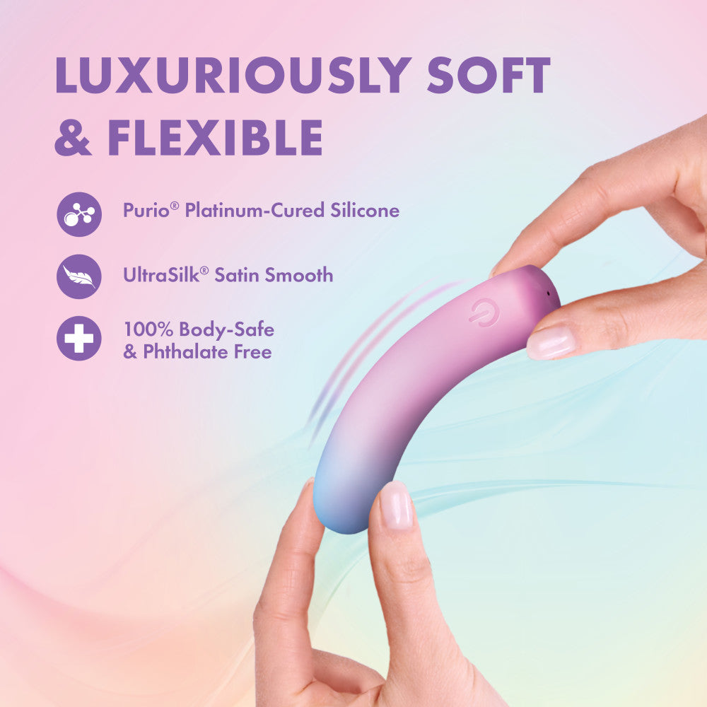 Play With Me by Blush ®| Berry Burst 4 Inch Silicone Bullet Vibrator – USB Rechargeable Clitoral Nipple Massager – In Multicolor、mySite、bottomscart