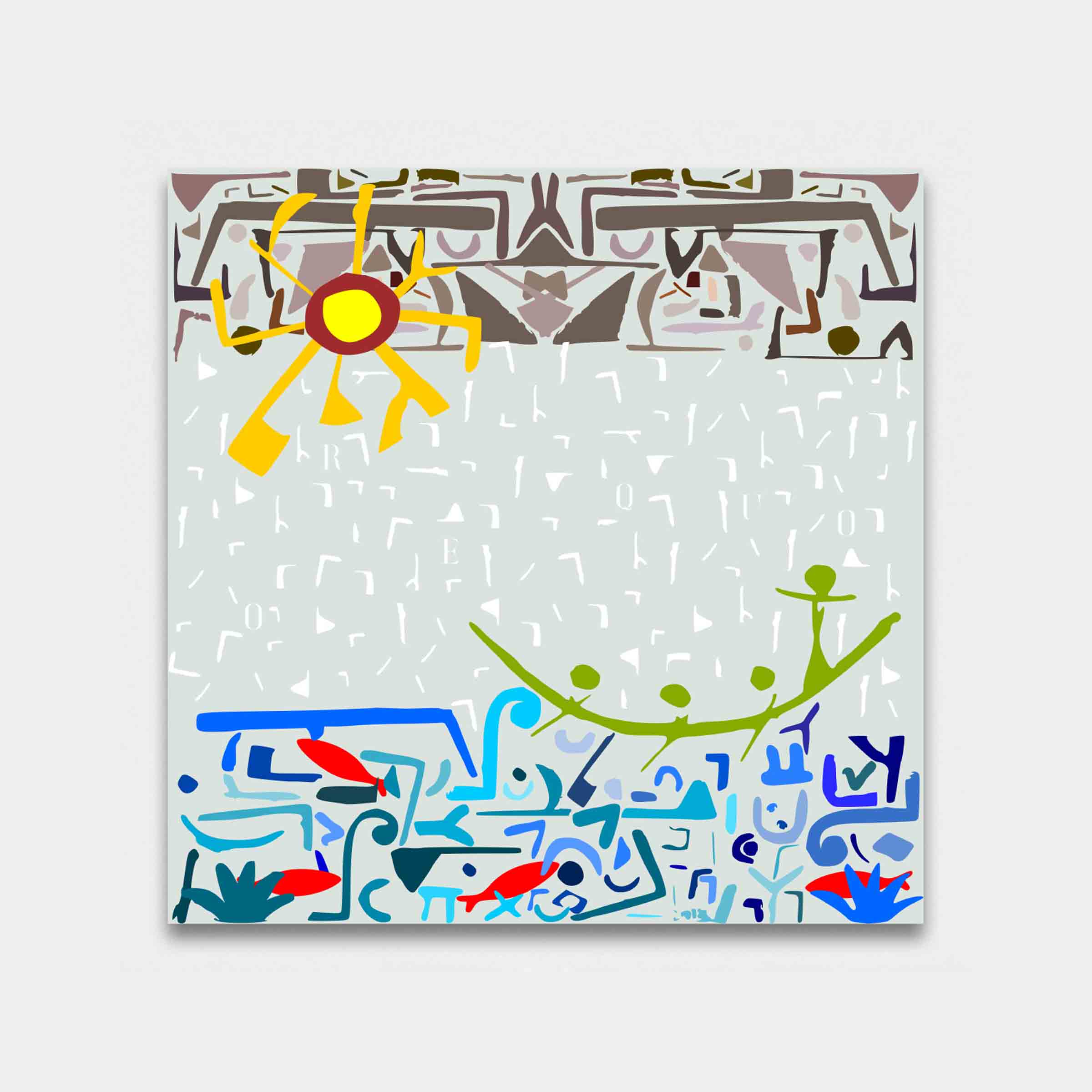 Silk Twill Pocket Square STRANGE SHAPE by Orequo、mySite、neckold