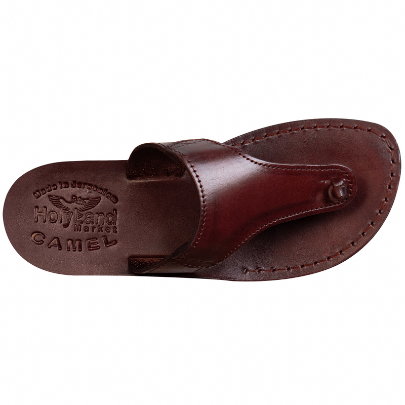  Holy Land Market Men/Women Biblical Jesus Leather Sandals/Slides From Jerusalem (Jerusalem Style IV)、mySite、elrpsem3k