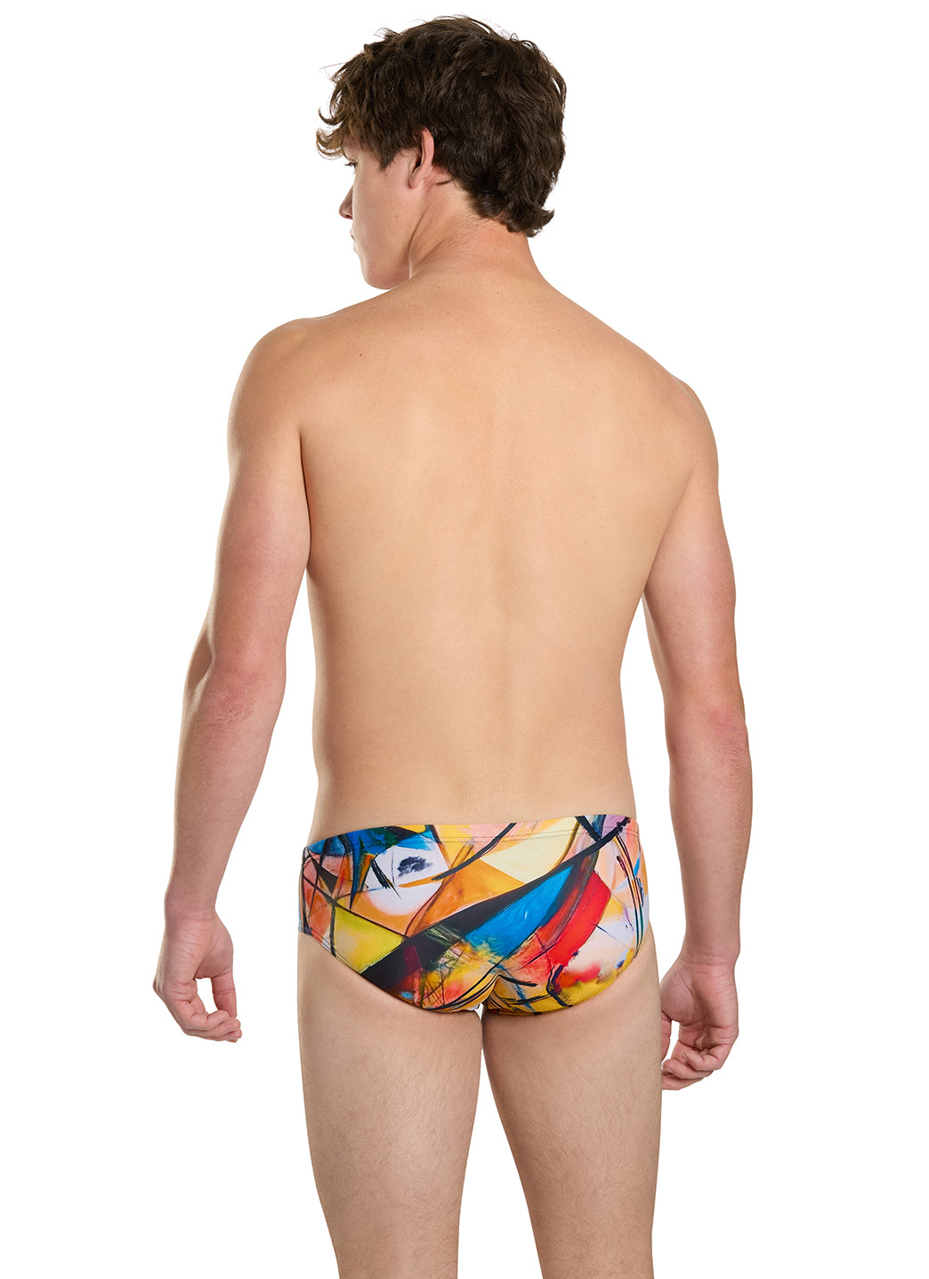 Sporti Abstract Composition Brief Swimsuit (26-40)、mySite、noshort