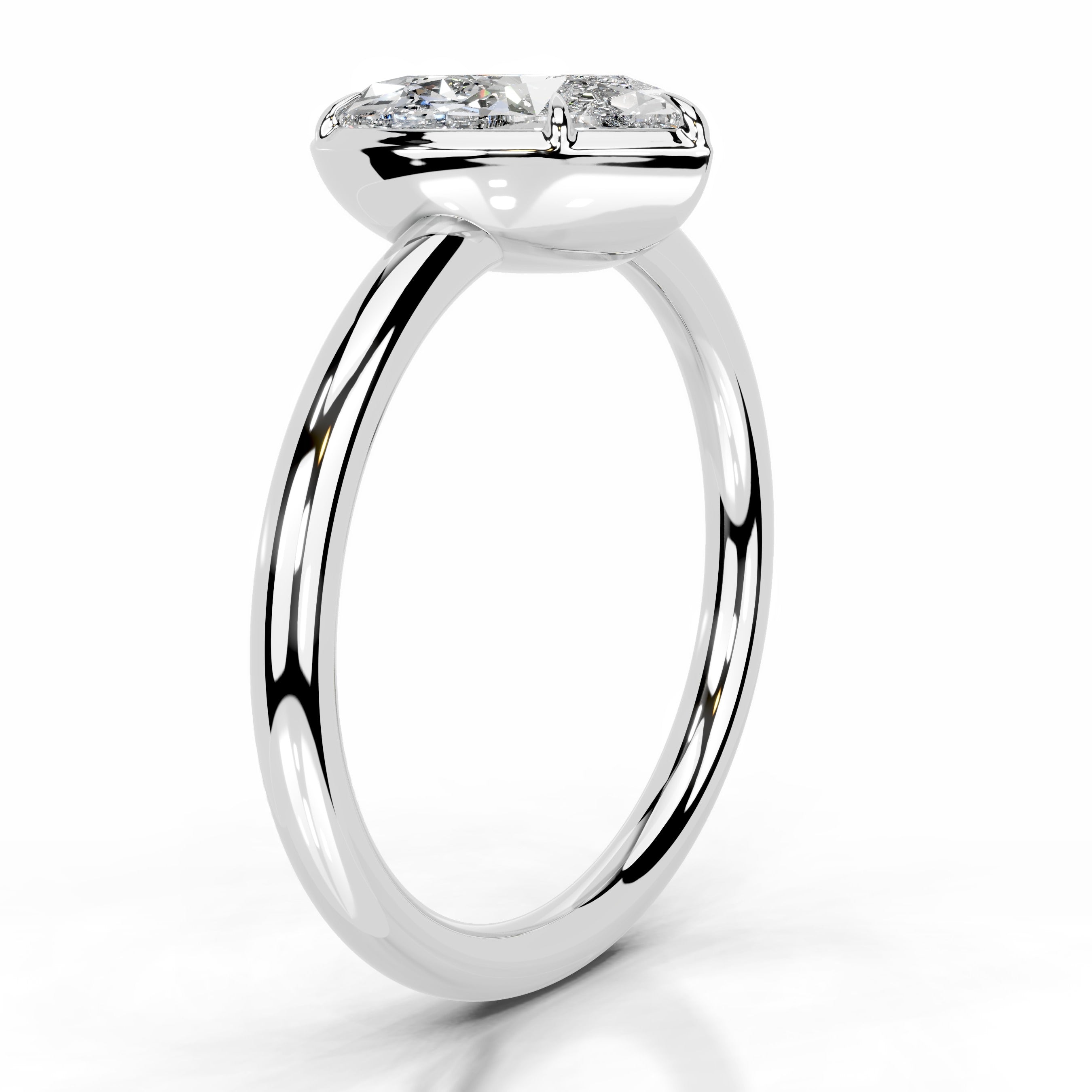 Narcisa Lab Grown Diamond Ring - 18K White Gold、mySite、hinf8tx79