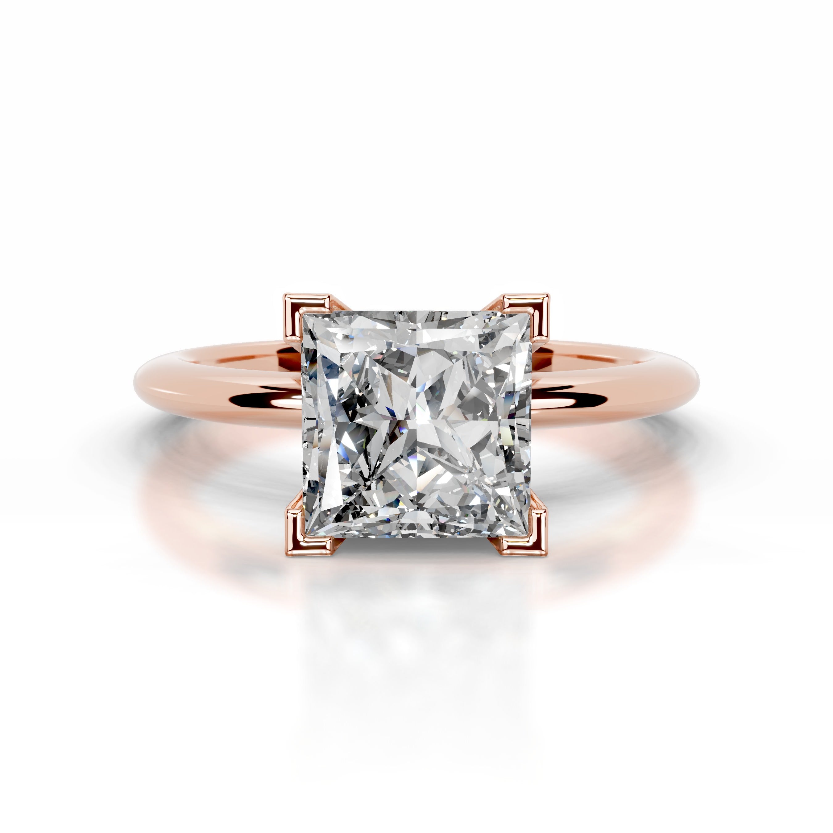 Mila Diamond Engagement Ring - 14K Rose Gold、mySite、hinf8tx79