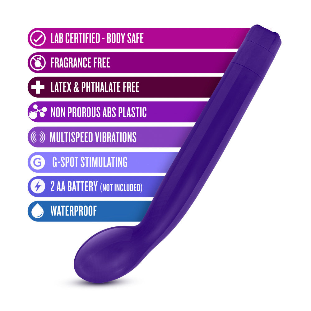 Sexy Things By Blush® | G Slim G-Spot Purple 8.5-Inch Vibrator、mySite、bottomscart