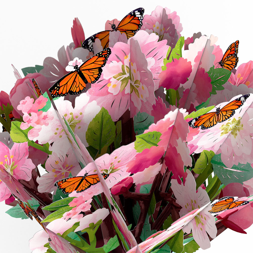 Cherry Blossom Butterfly Mother's Day Bouquet and Loved Me Like A Mom Sentiment Set、mySite、solidvoid