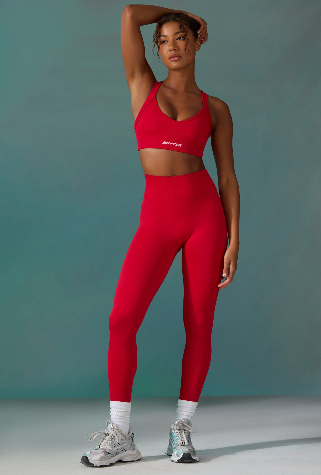 Super Sculpt Seamless Leggings in Tango Red、mySite、solidvoid