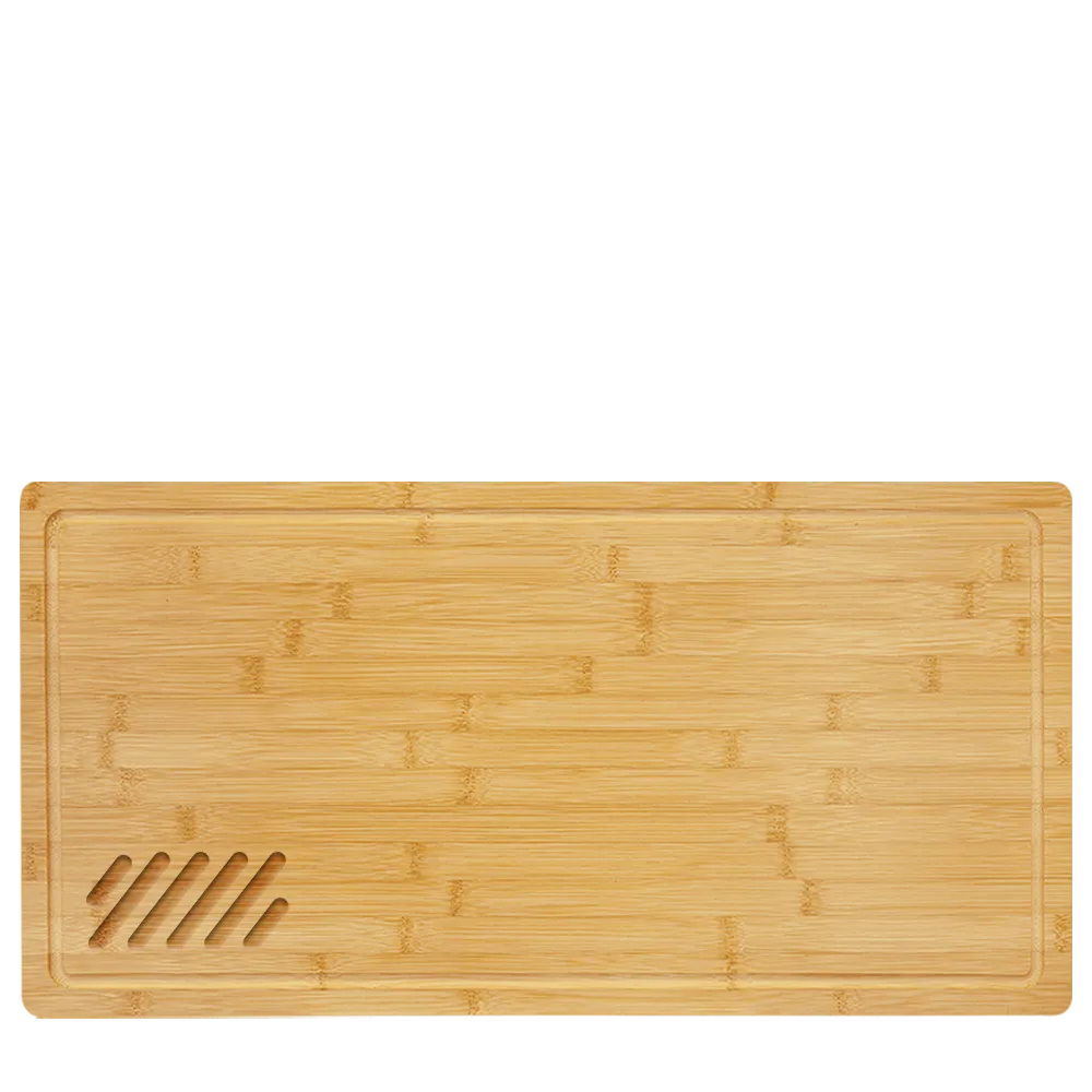 Bamboo Cutting Board with Drip Ring、mySite、noshort