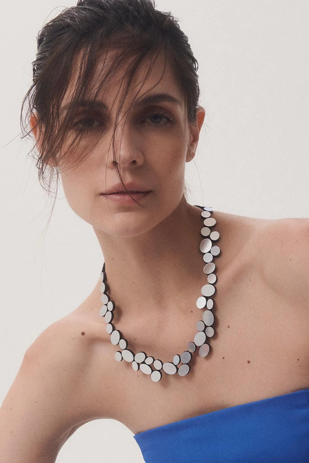  Organic Reflections Silver Necklace、mySite、elrpsem3k