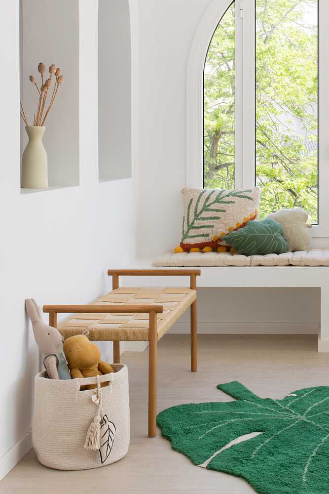 KNITTED CUSHION BABY LEAF OLIVE、mySite、gigharbornorthrealestate