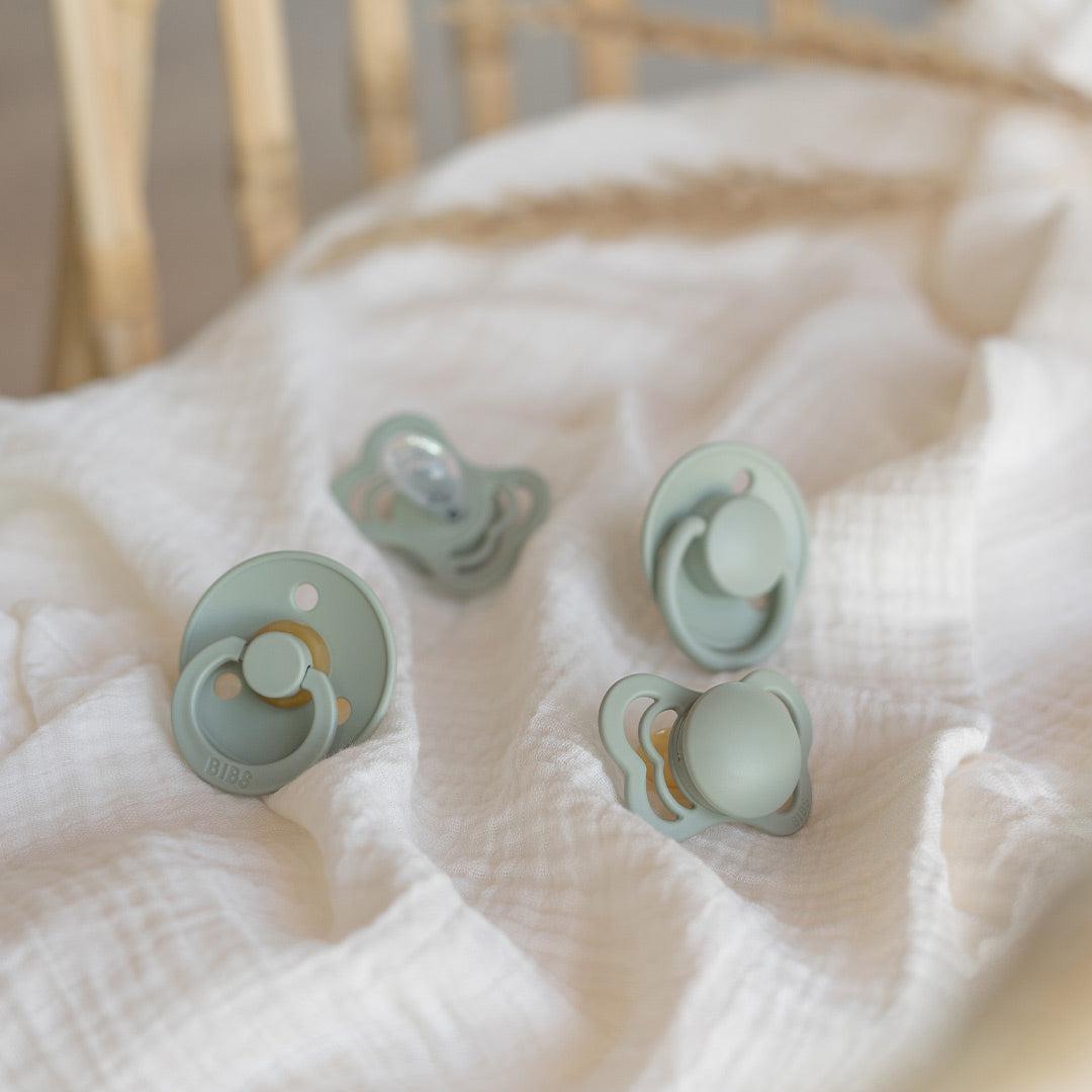  BIBS Try-It Mixed Pacifier Collection - Sage - 4 Pack、mySite、merchandisen