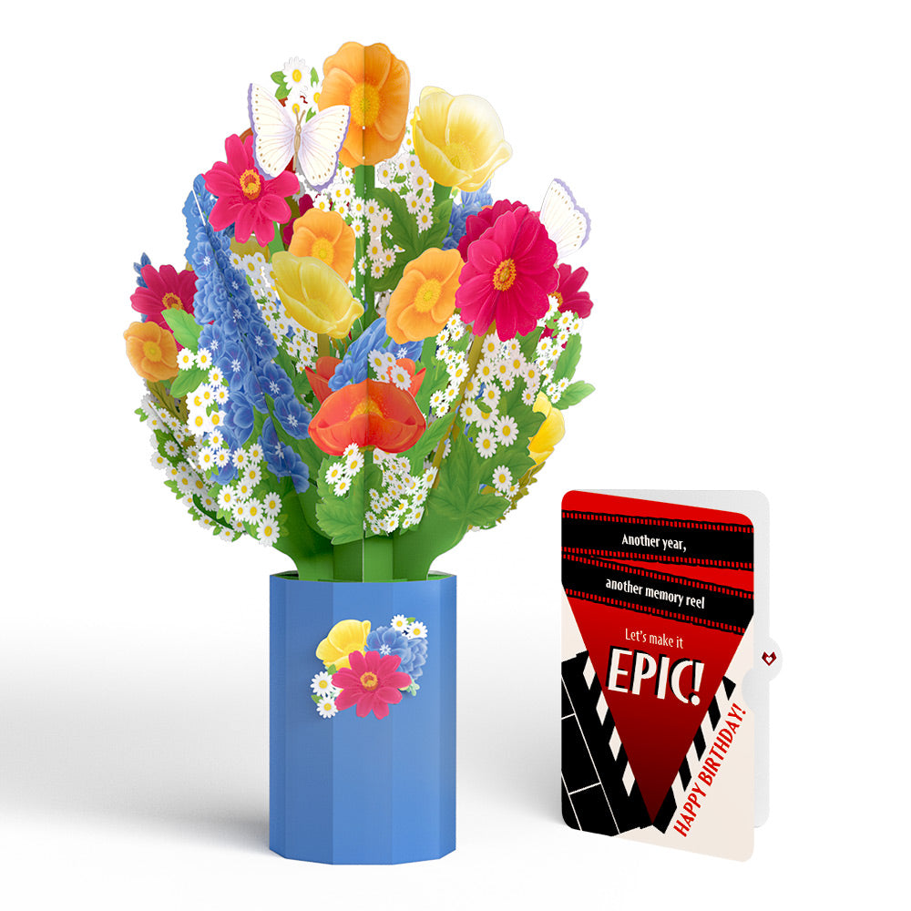 Wildflower Birthday Bouquet and Epic Reel Sentiment Set、mySite、solidvoid