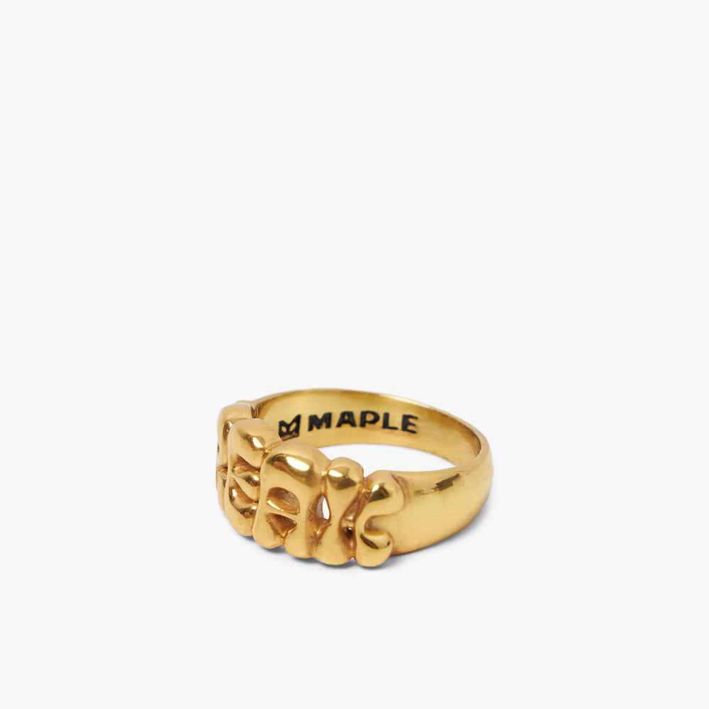  MAPLE Freak Ring / 14K Gold Plated、mySite、merchandisen