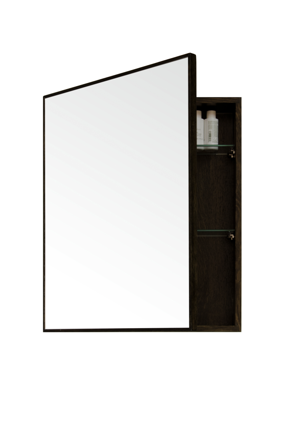 Oak Bathroom Cabinet with Mirror | Wireworks Slimline、mySite、neckold