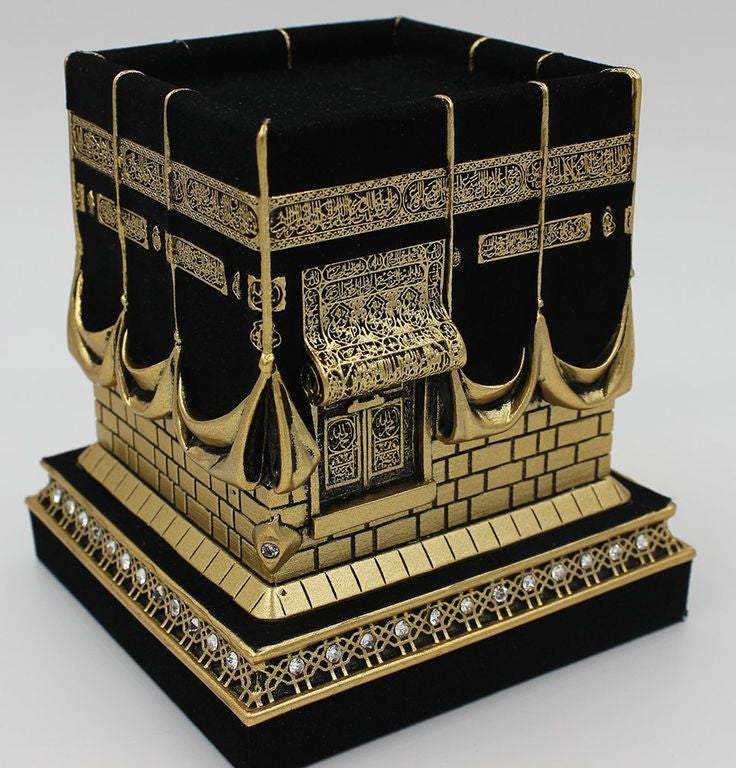 Islamic Table Décor - Kaaba Black & Gold- (Medium)、mySite、topwebapps