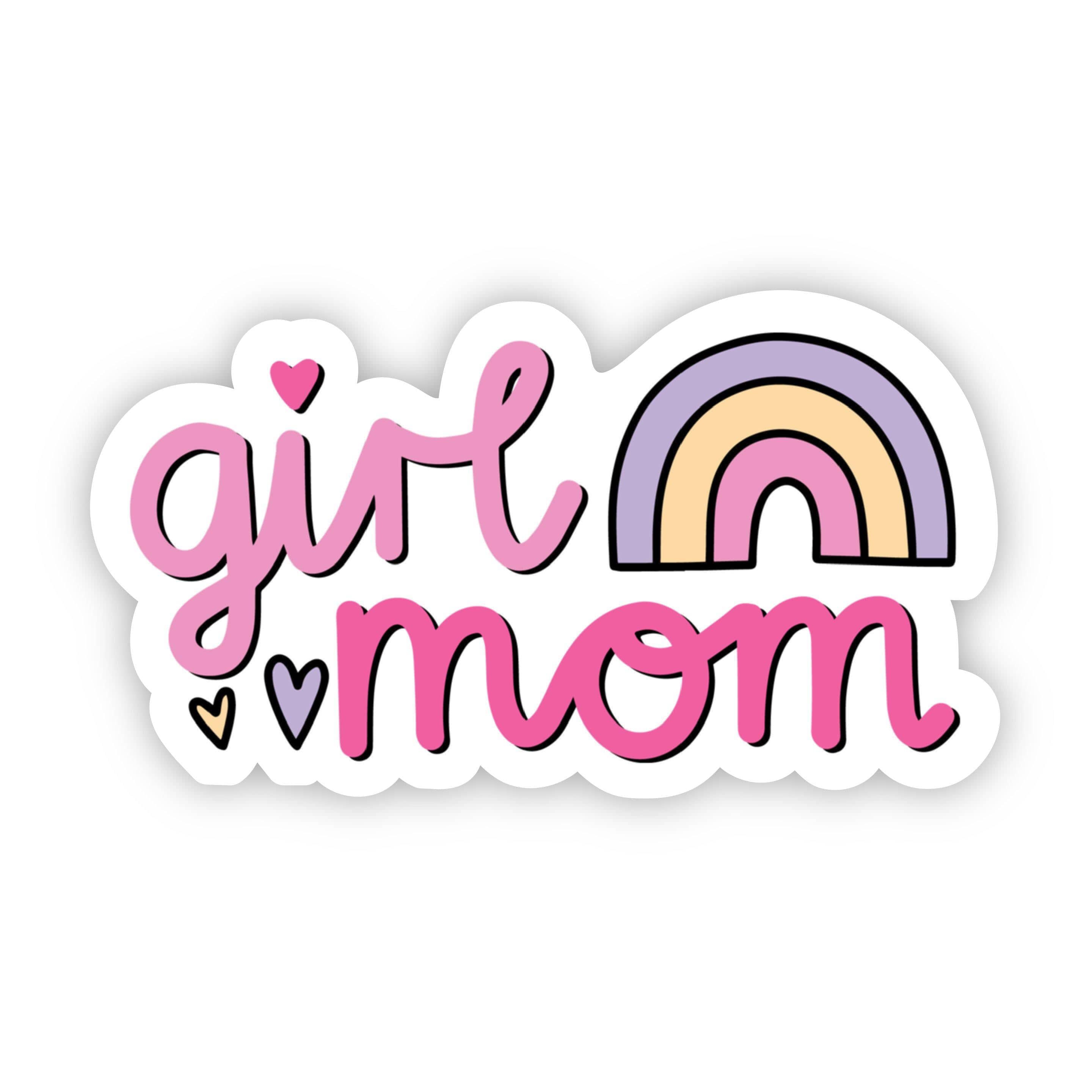  Girl Mom Rainbow Sticker、mySite、elrpsem3k