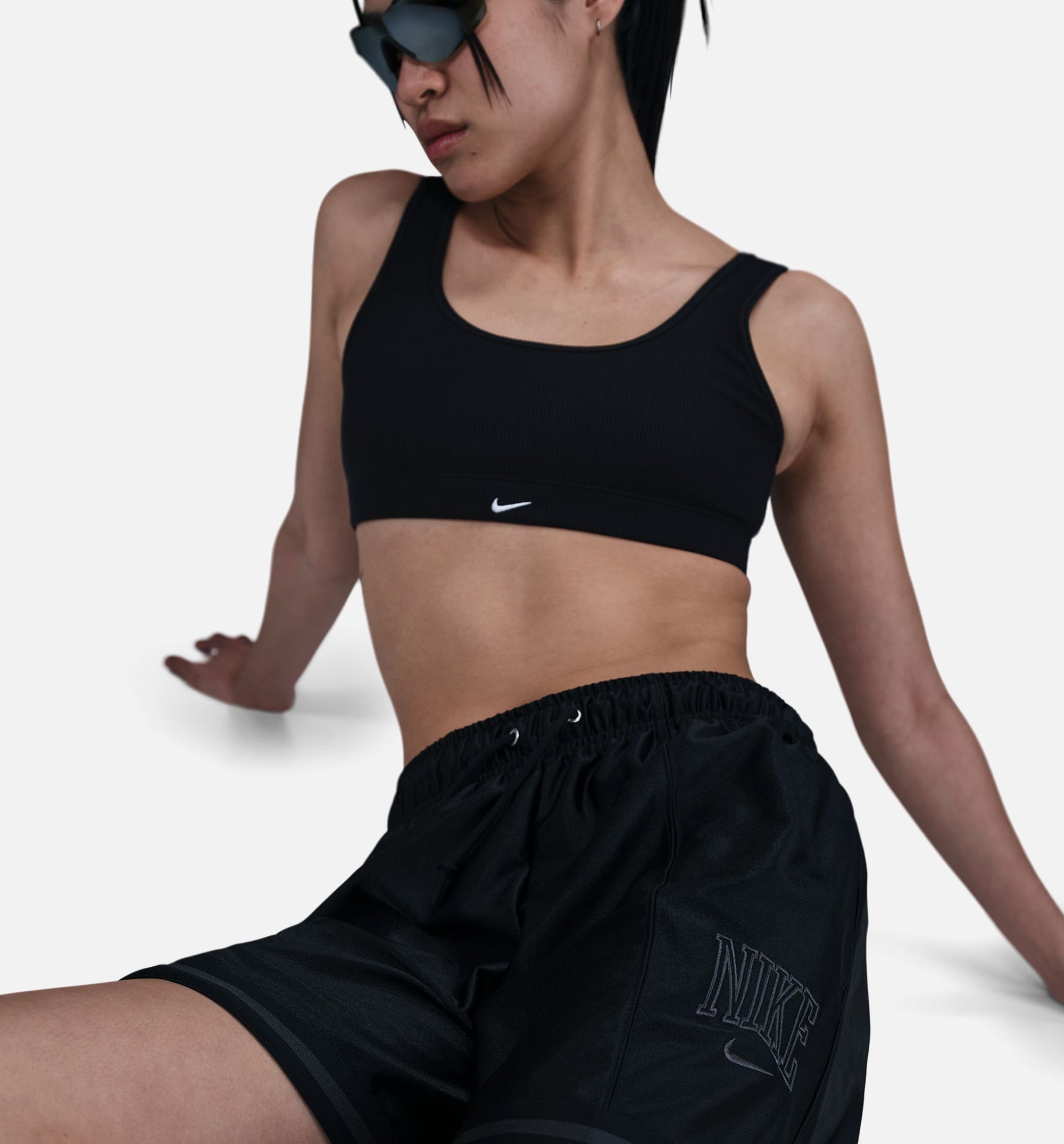 Loose 6 Mid Rise Graphic Satin Womens Short - Black/Anthracite/Anthracite、mySite、dreamappss