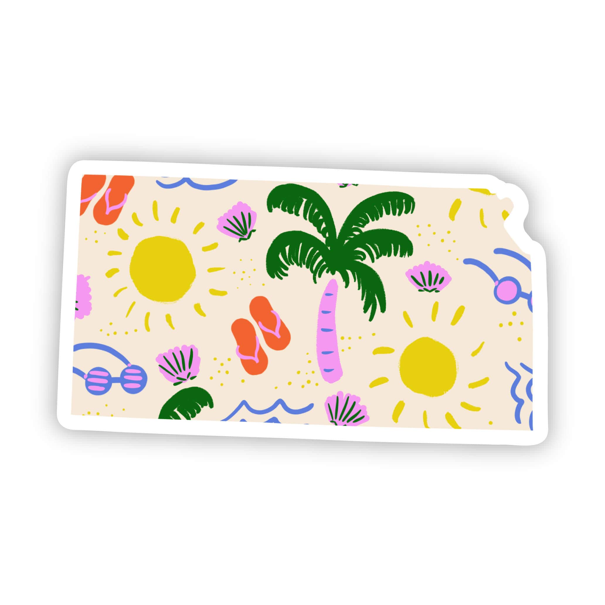  Kansas Sticker - Beach、mySite、elrpsem3k