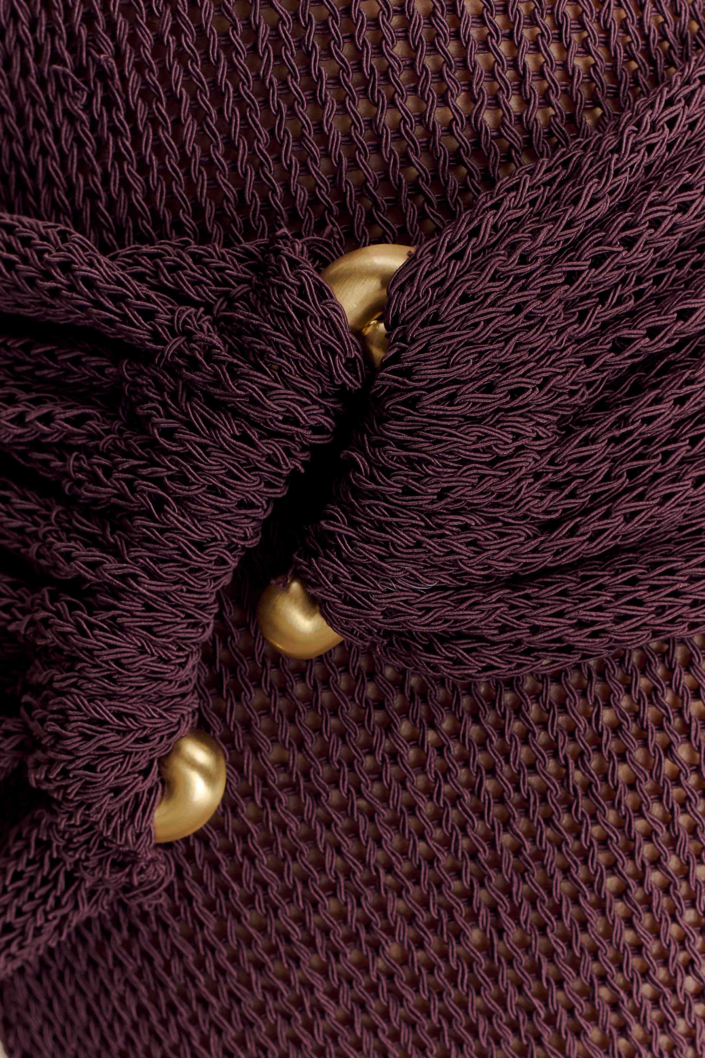 Reece Halter Knit Maxi Dress - Chocolate、mySite、solidvoid