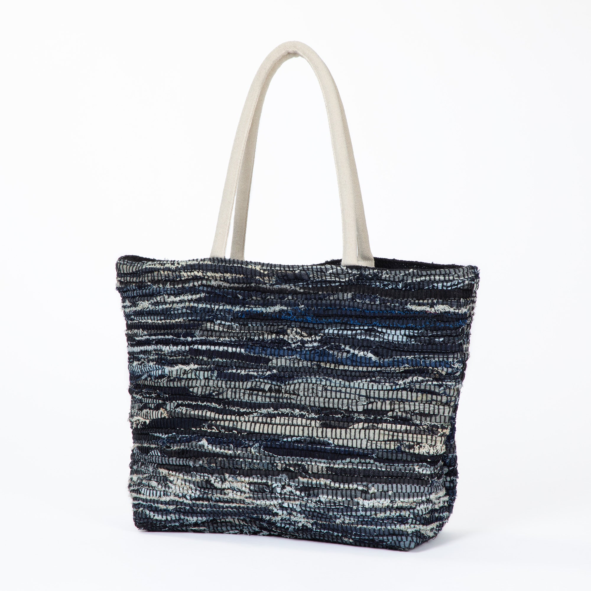 Large Upcycled Cotton Tote Bag、mySite、camillekostekn