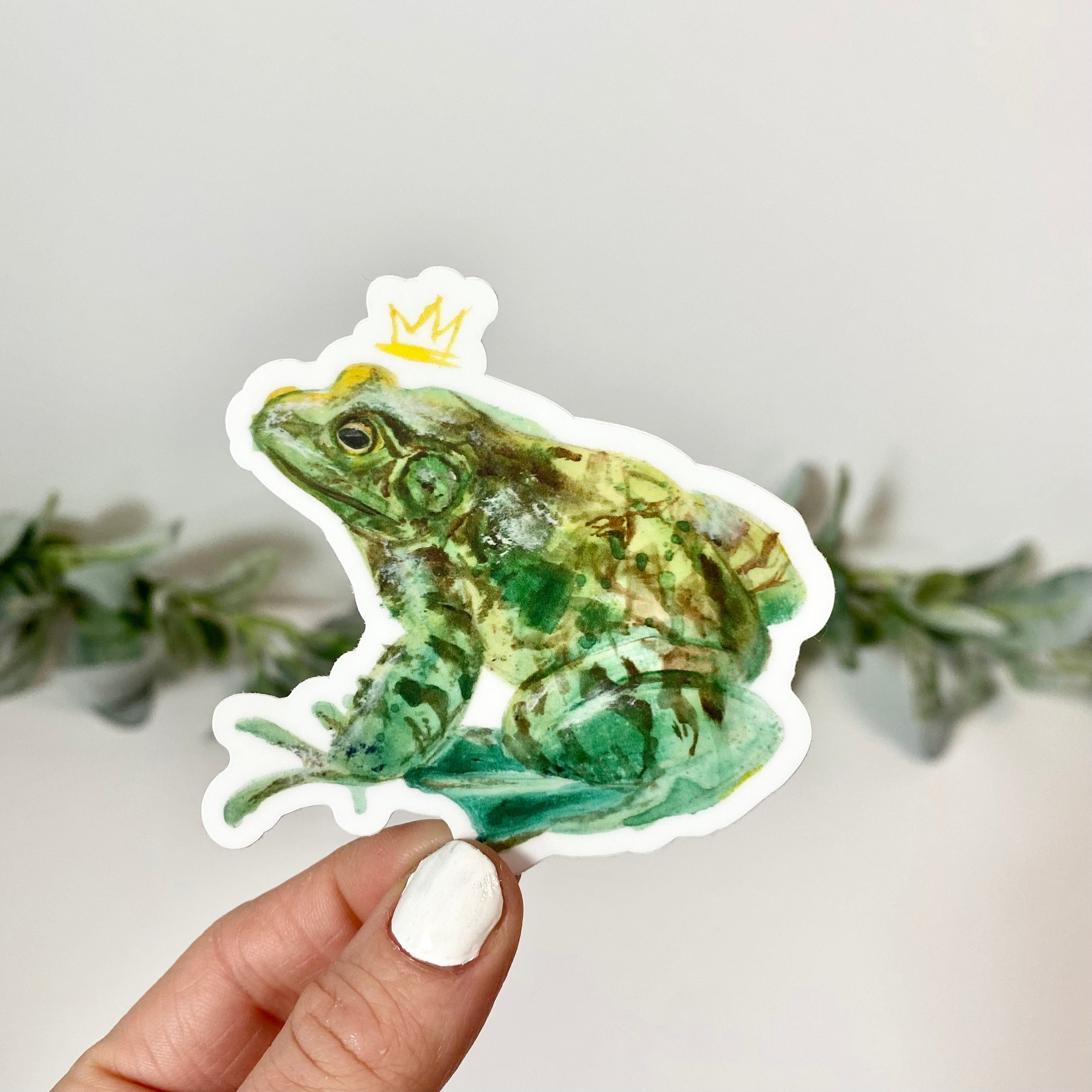  Frog With Crown Sticker、mySite、elrpsem3k