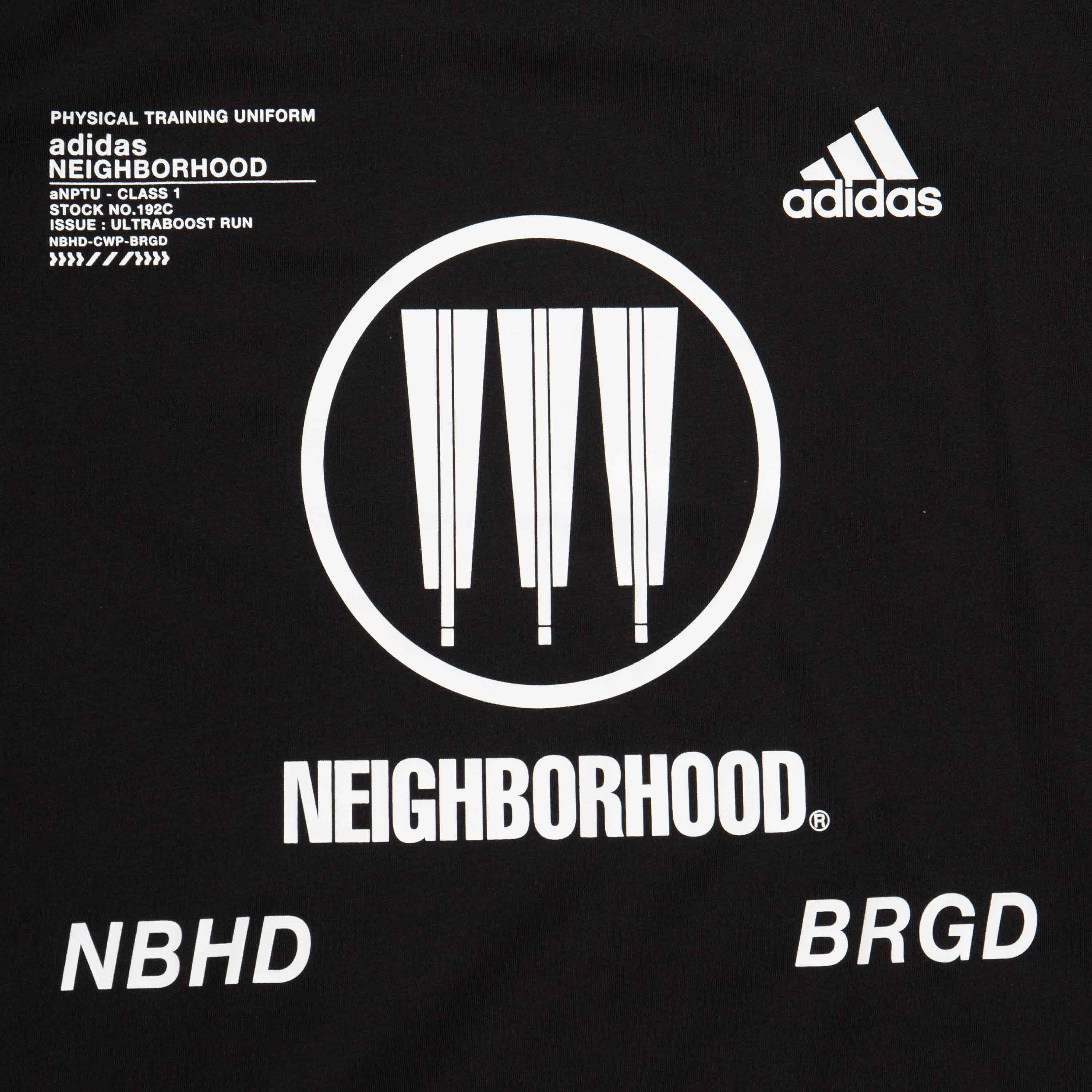 adidas X Neighorhood Mens T-Shirt - Black/White、mySite、dreamappss