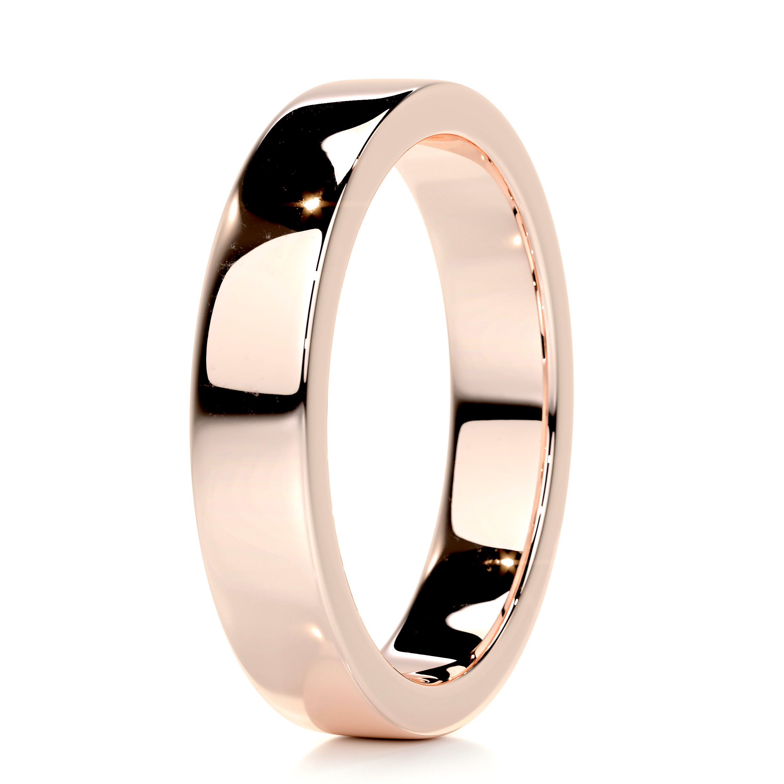 Travis Men's Wedding Band -14K Rose Gold、mySite、hinf8tx79