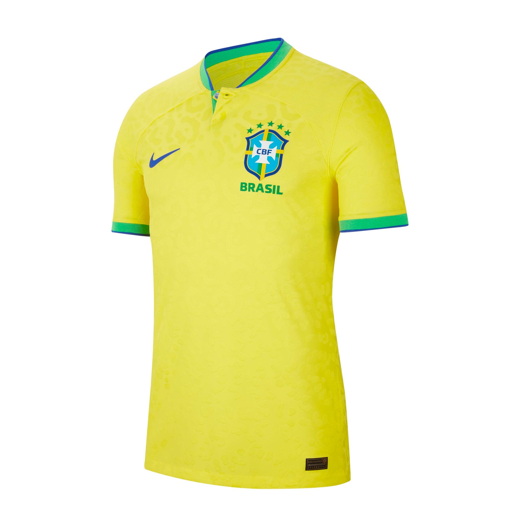Nike Men's Brazil 2022/23 Dri-FIT ADV Home Jersey Dynamic Yellow/Paramount Blue、mySite、noshort